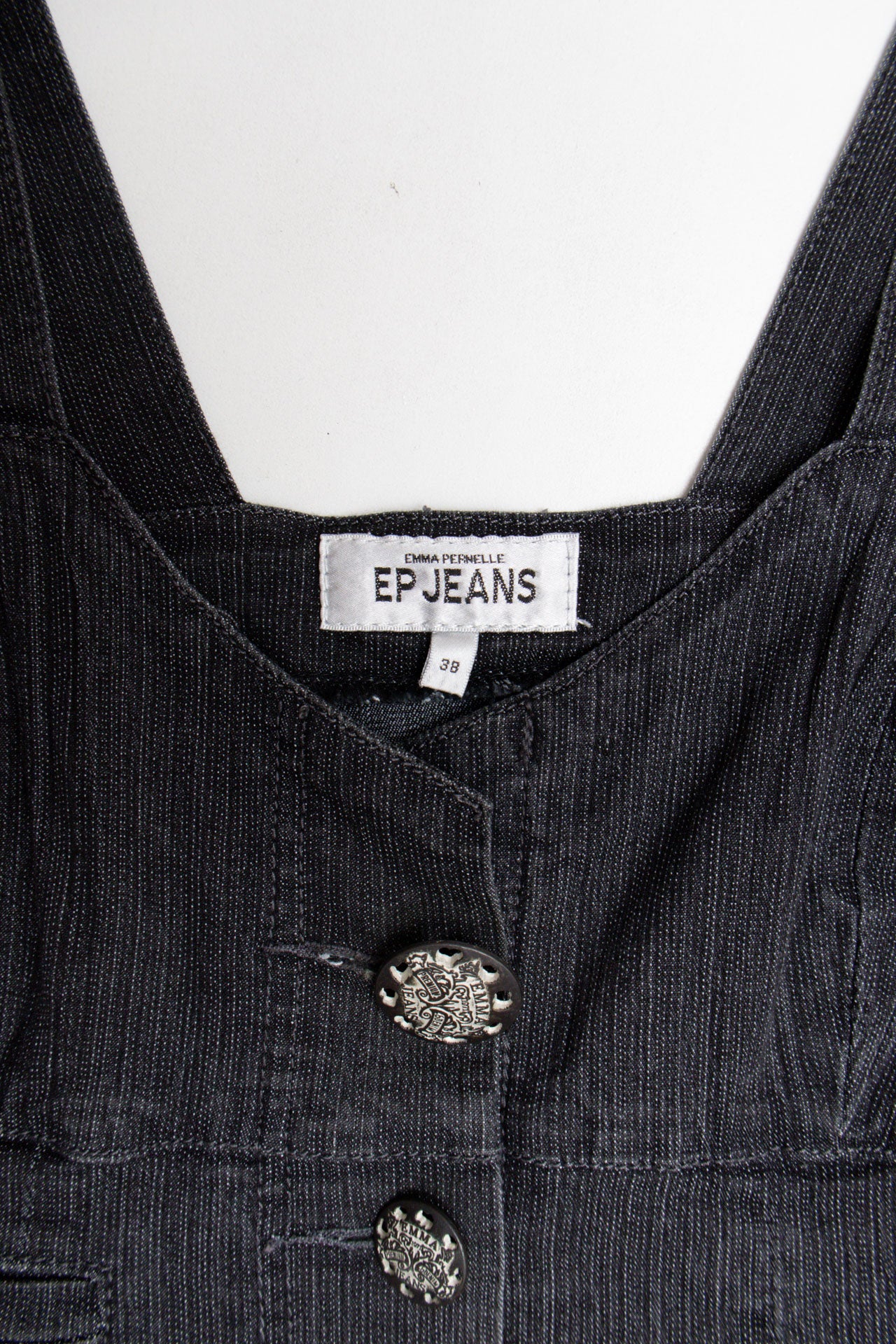 #44 Rouched Denim Dress | C.147 | Size 10