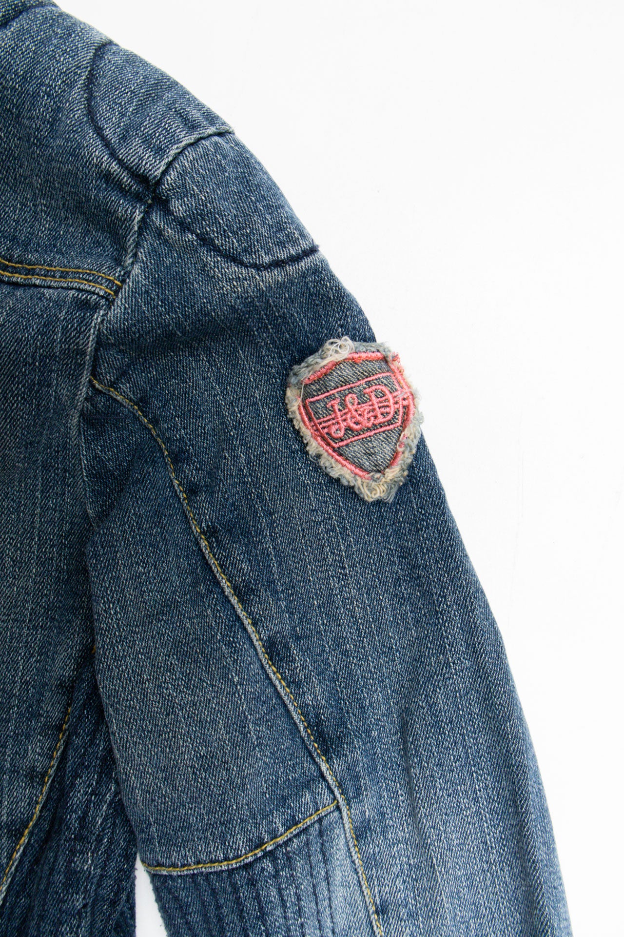 #46 Bomber Style Denim Jacket | C.147 | Size 10