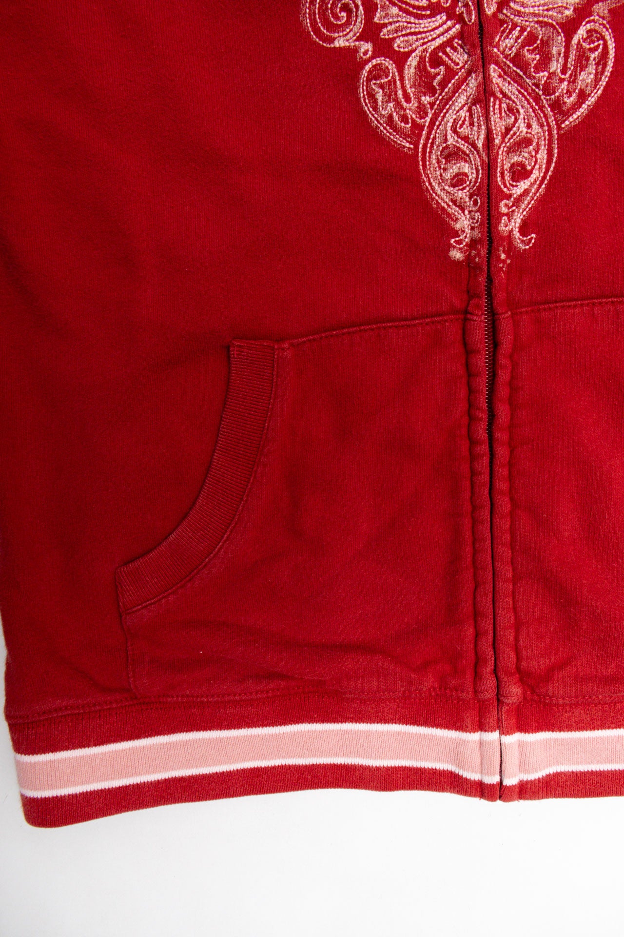 #48 Lucky Red Zip Up |C.147 | Size 10