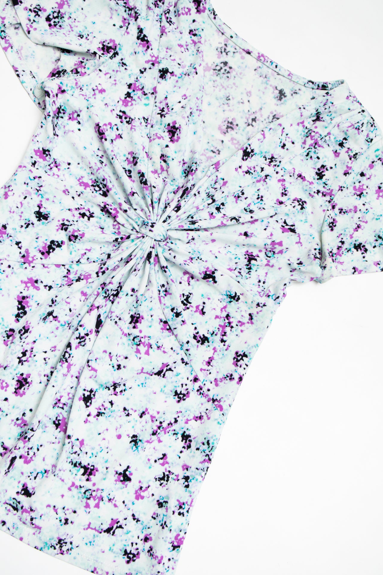 #121 floral gathered chest top | c. 161 | size 8