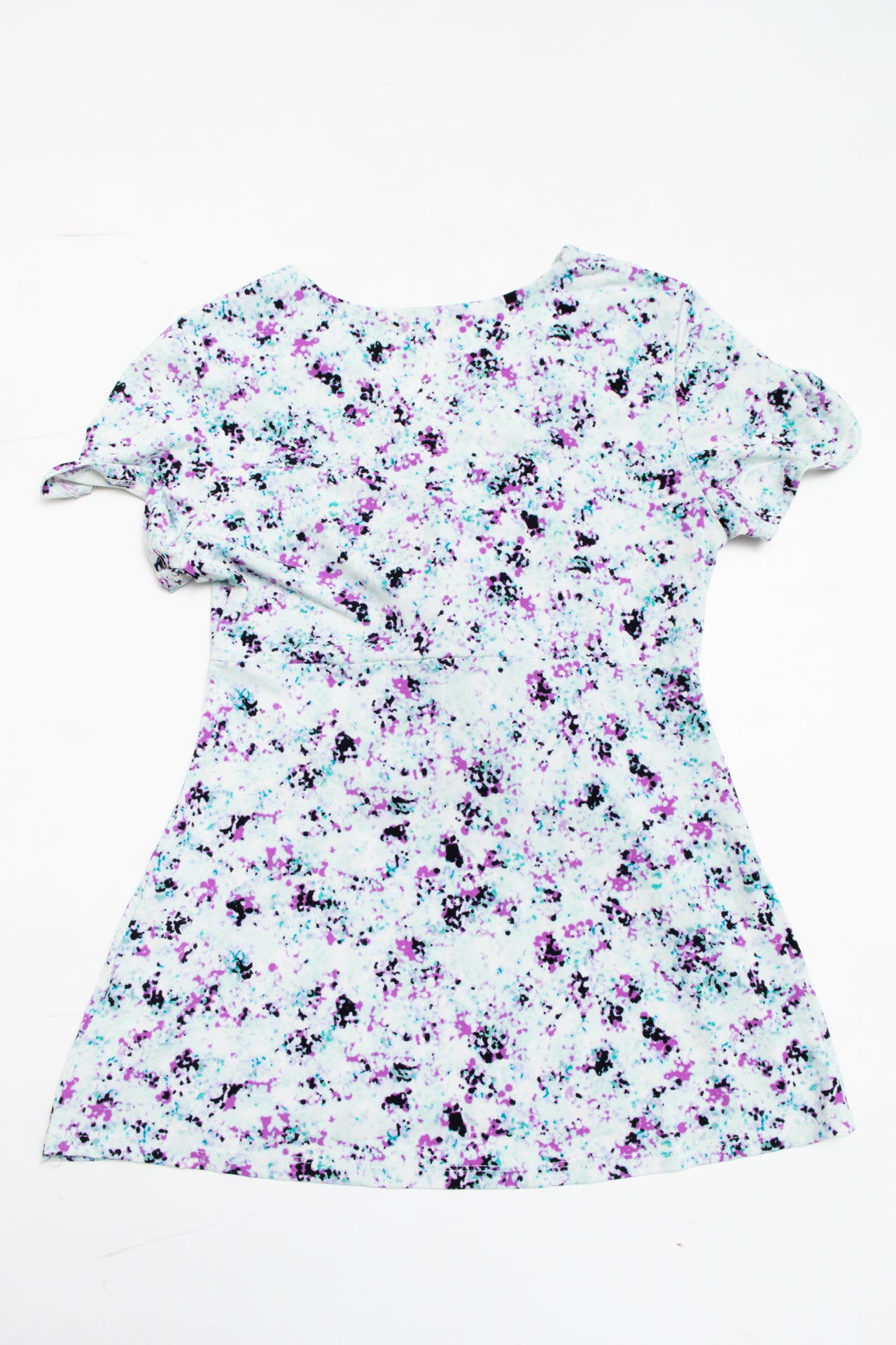 #121 floral gathered chest top | c. 161 | size 8