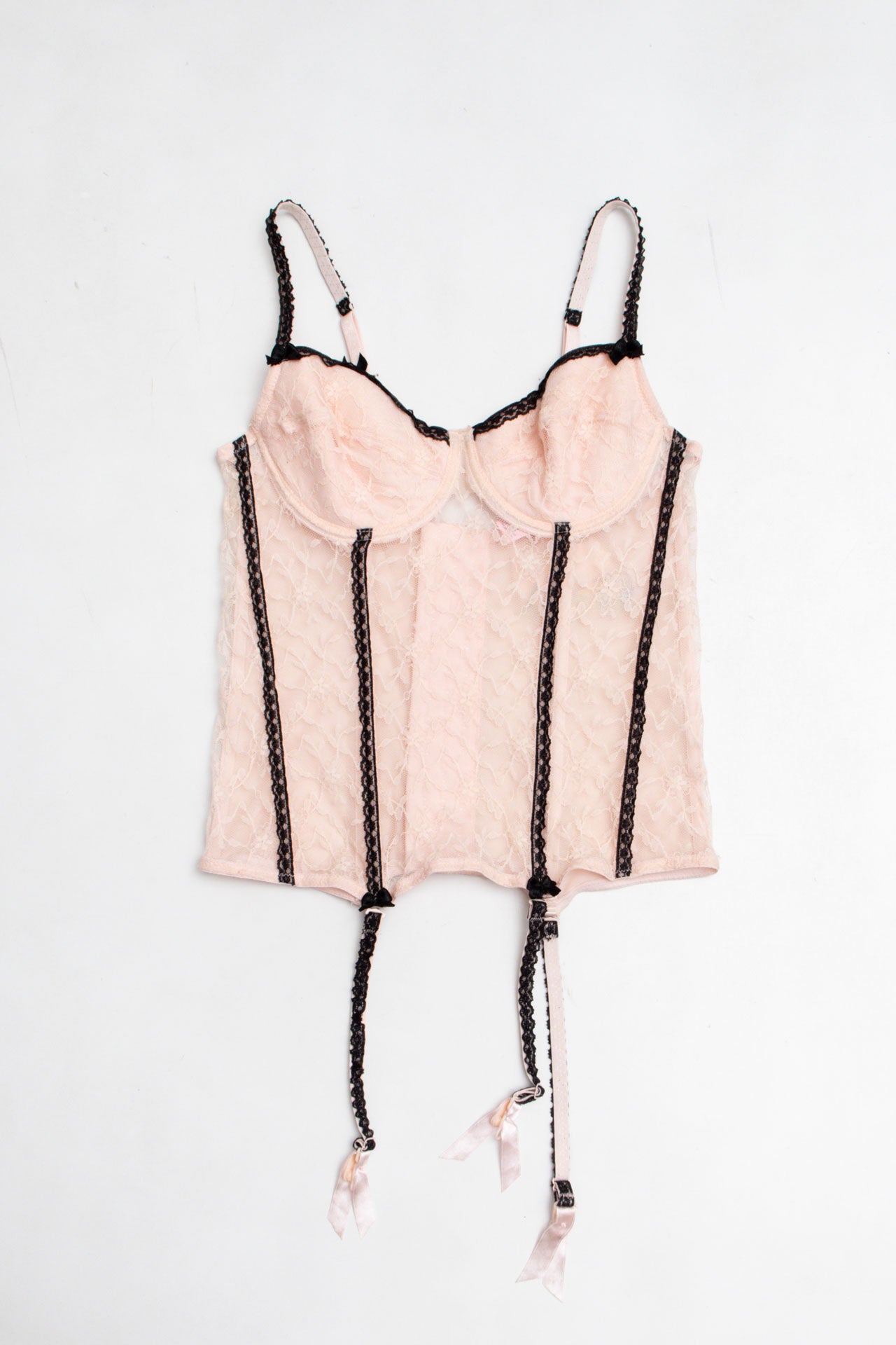 #60 Pink Lace Corset | C.147 | Size 10