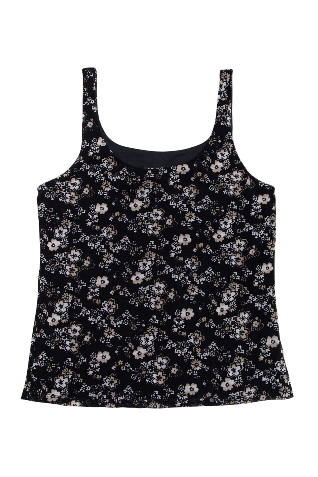 #129 mesh floral mesh lined tank | c. 161 | size 8
