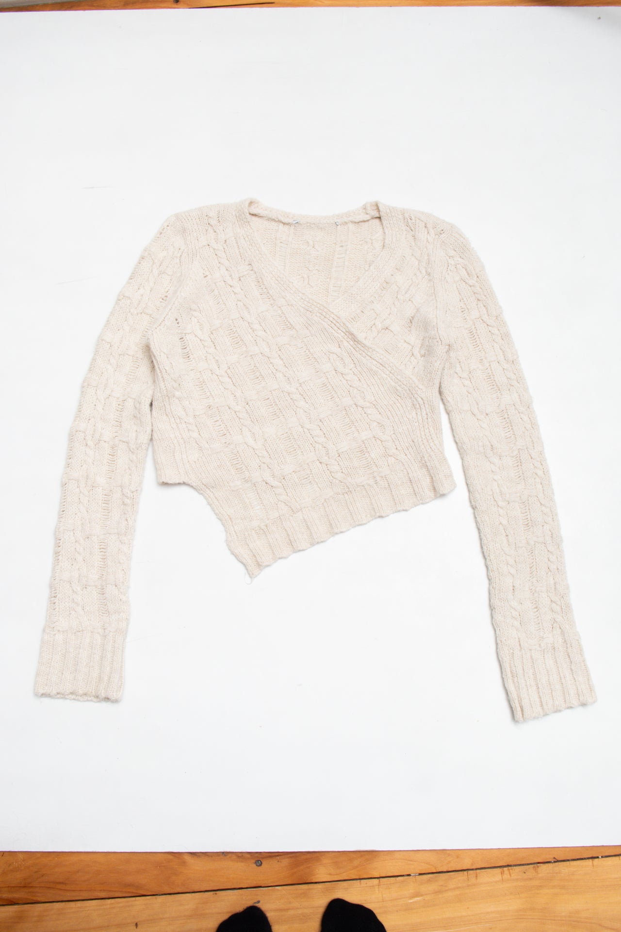 #132 cream knit jumper | c. 161 | size 10