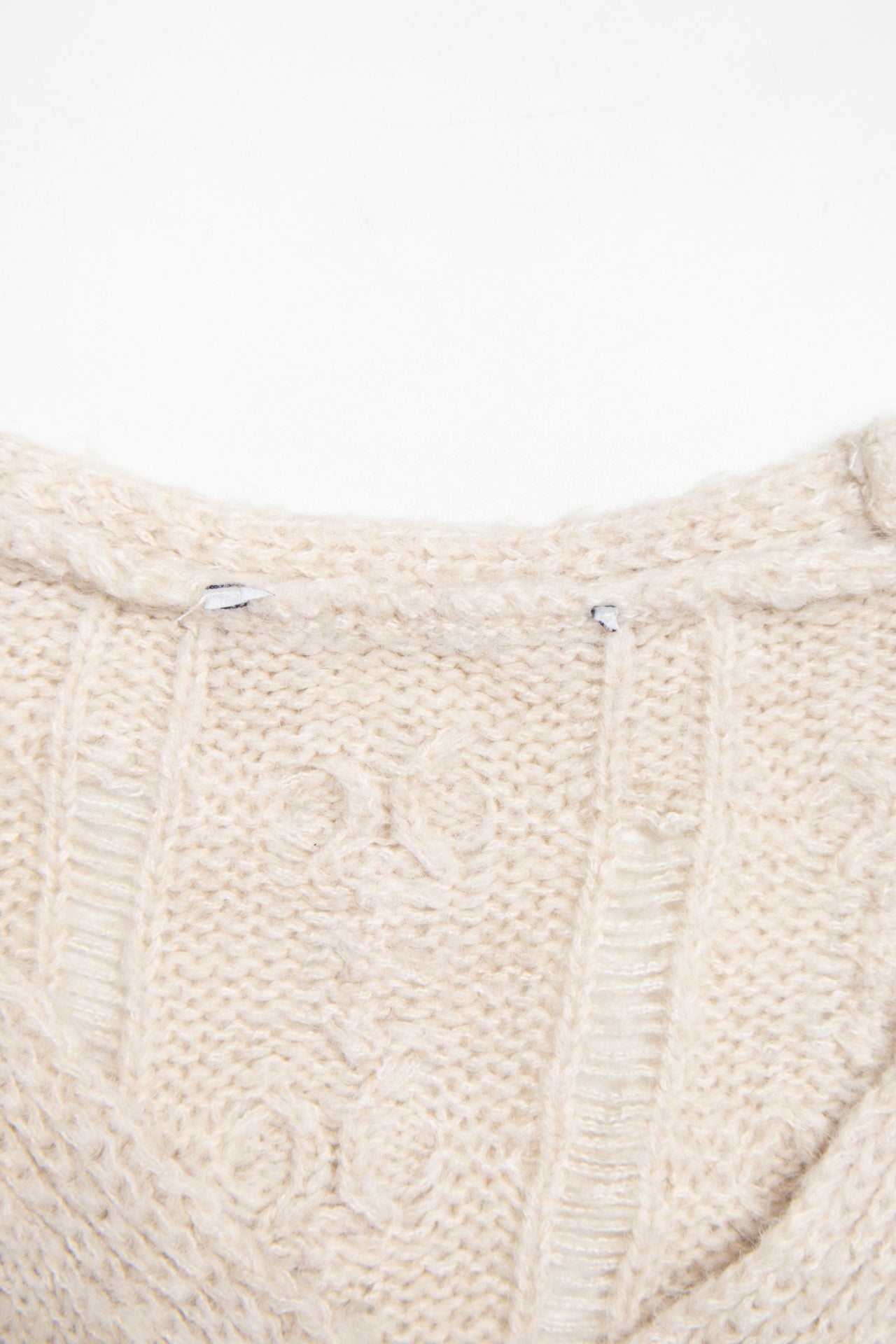 #132 cream knit jumper | c. 161 | size 10