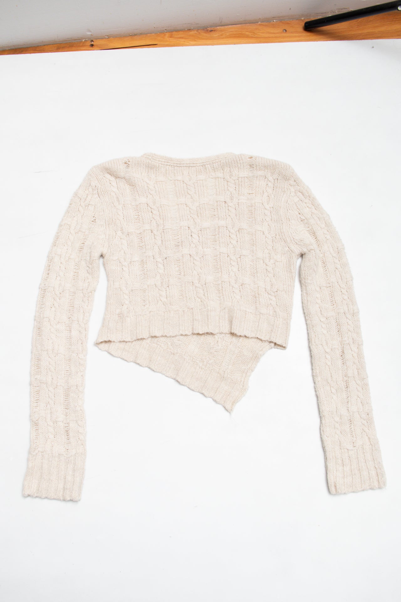 #132 cream knit jumper | c. 161 | size 10