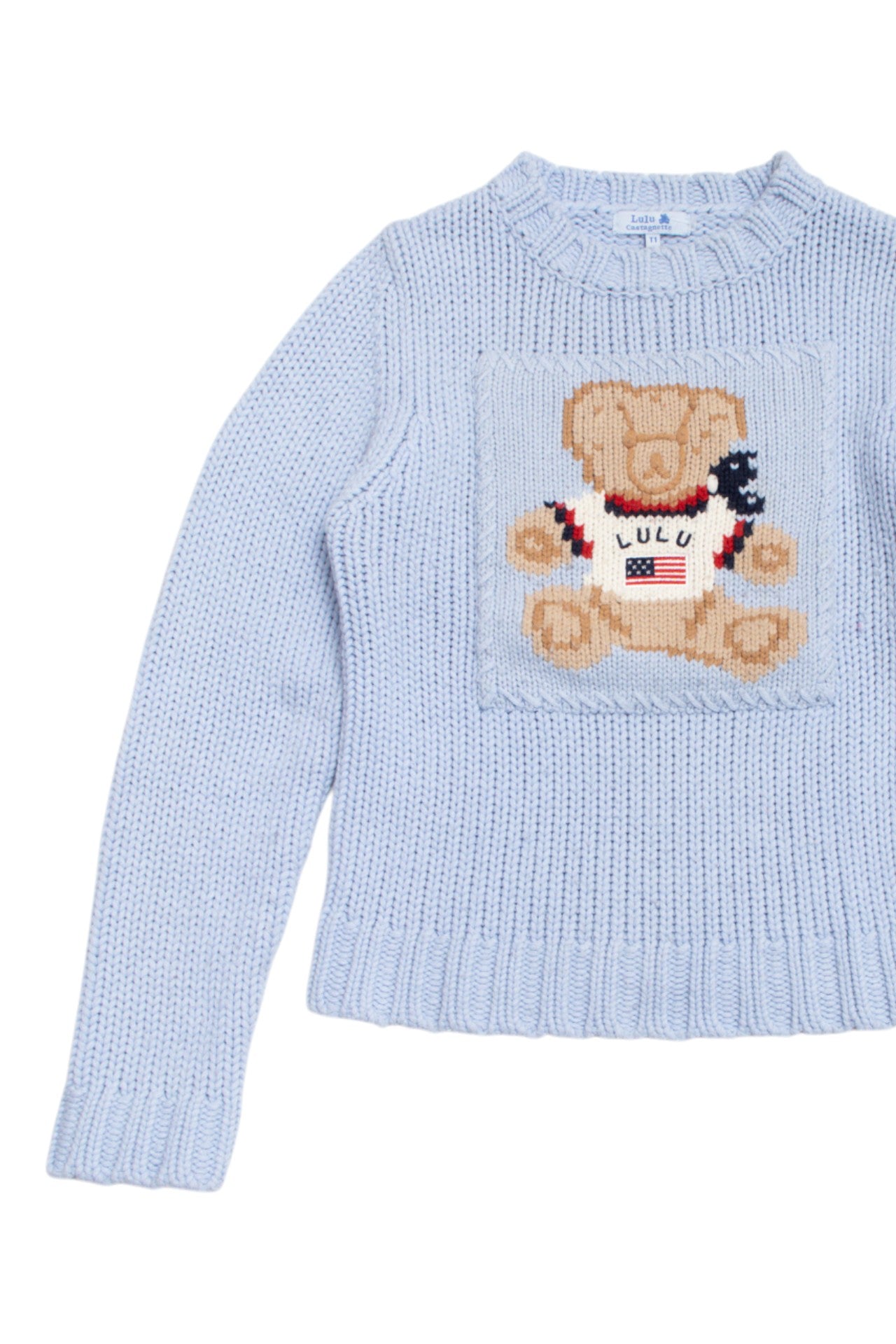 #133 Lulu Castagnette baby blue jumper | c. 161 | size 8