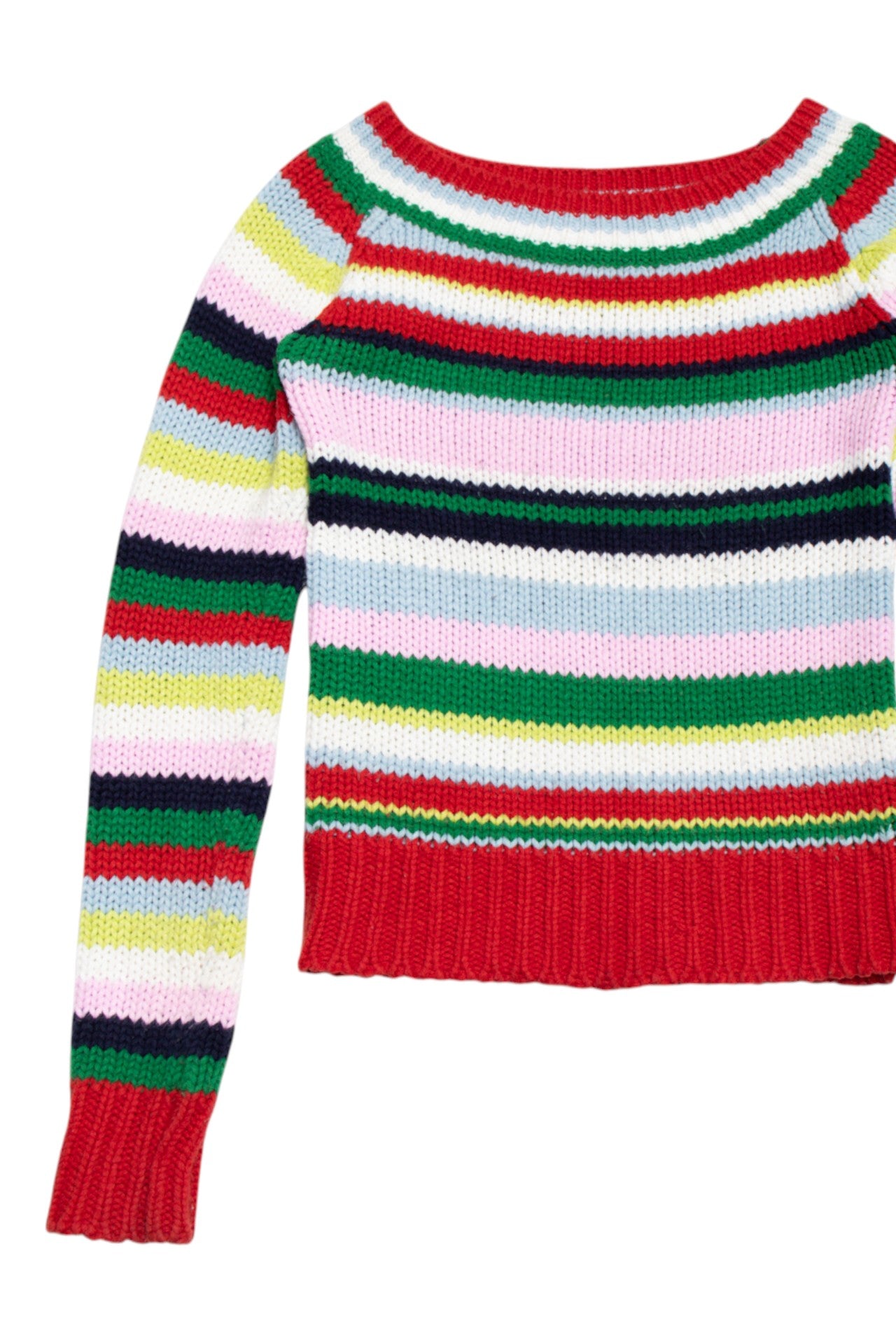 #134 striped fitted jumper boat neck | c. 161 | size 8