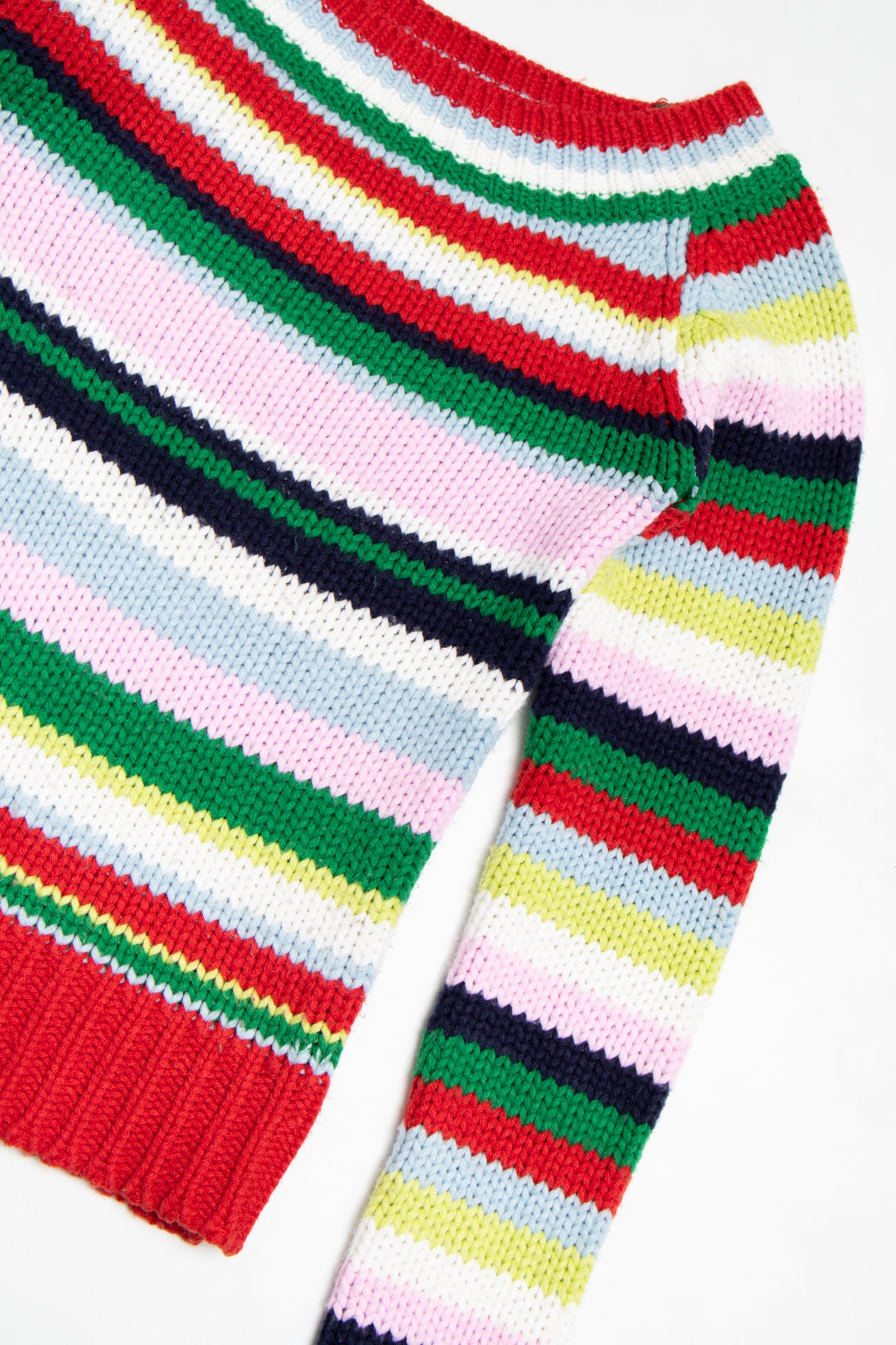#134 striped fitted jumper boat neck | c. 161 | size 8
