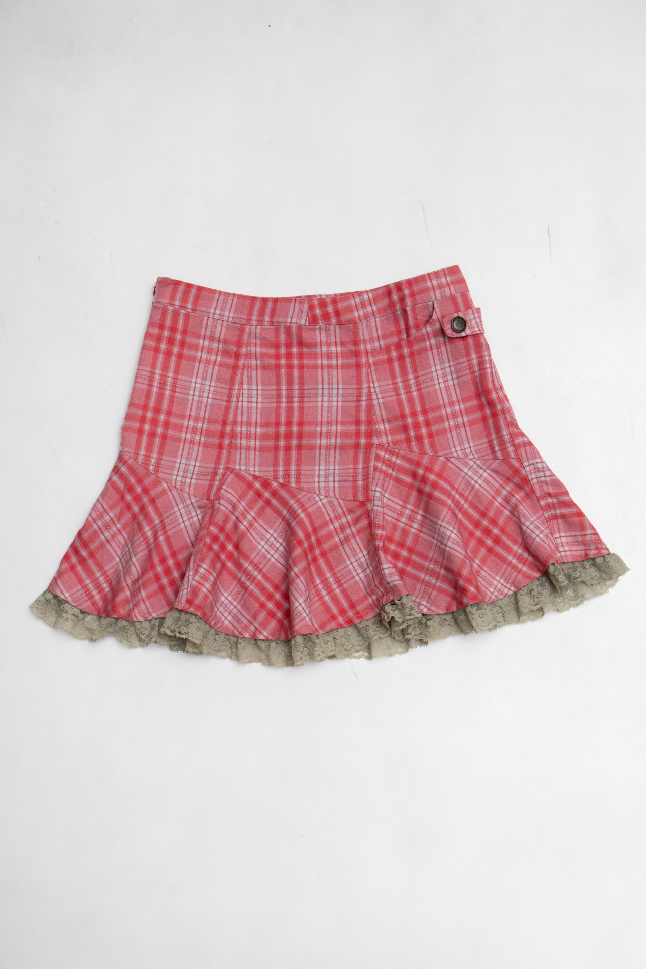 #78 Y2K Plaid Pleated Mini | C.147 | Size 8