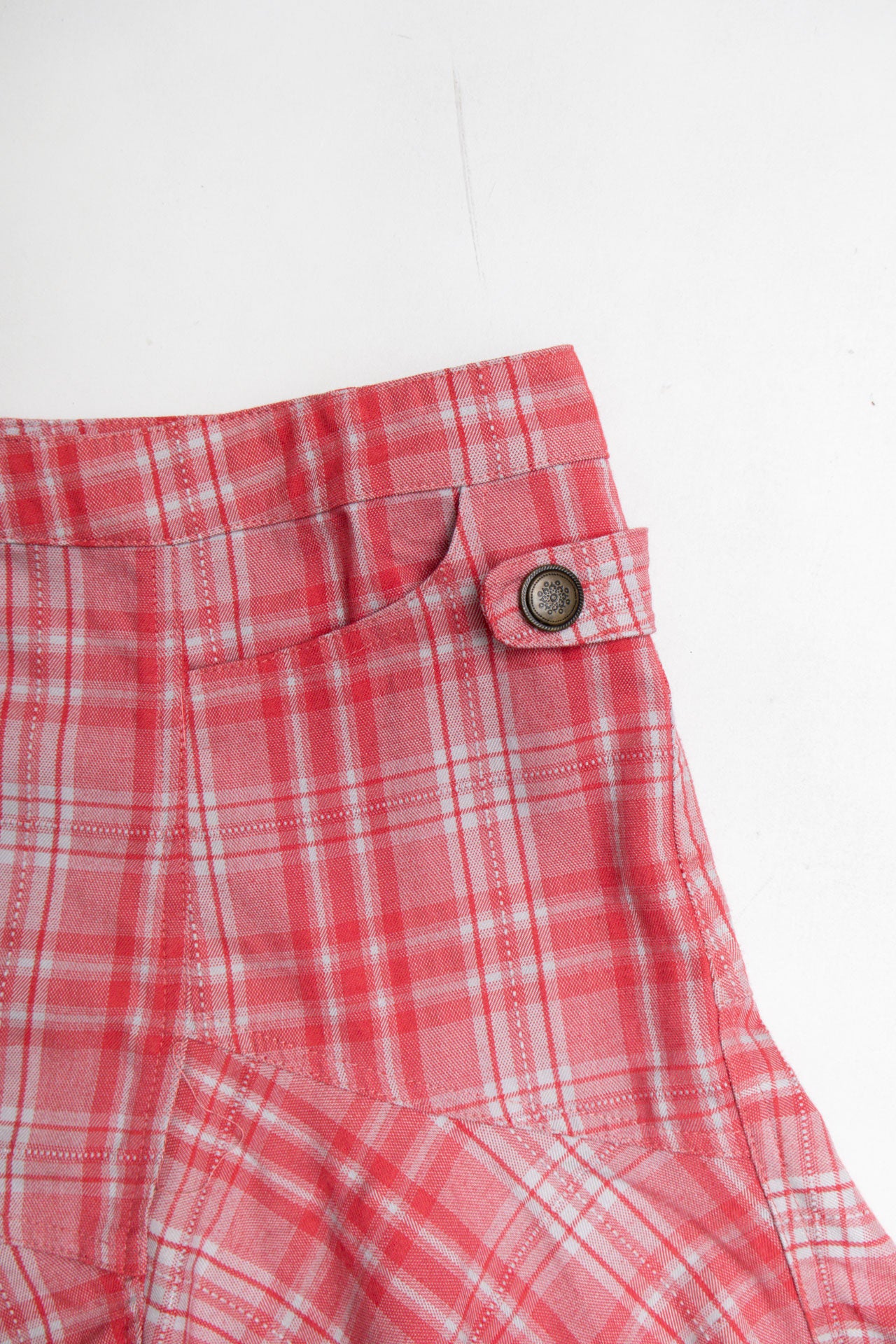 #78 Y2K Plaid Pleated Mini | C.147 | Size 8