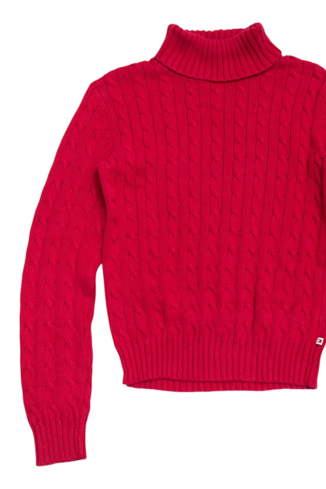 #142 Tommy Hilfiger magenta cotton jumper | c. 161 | size 8