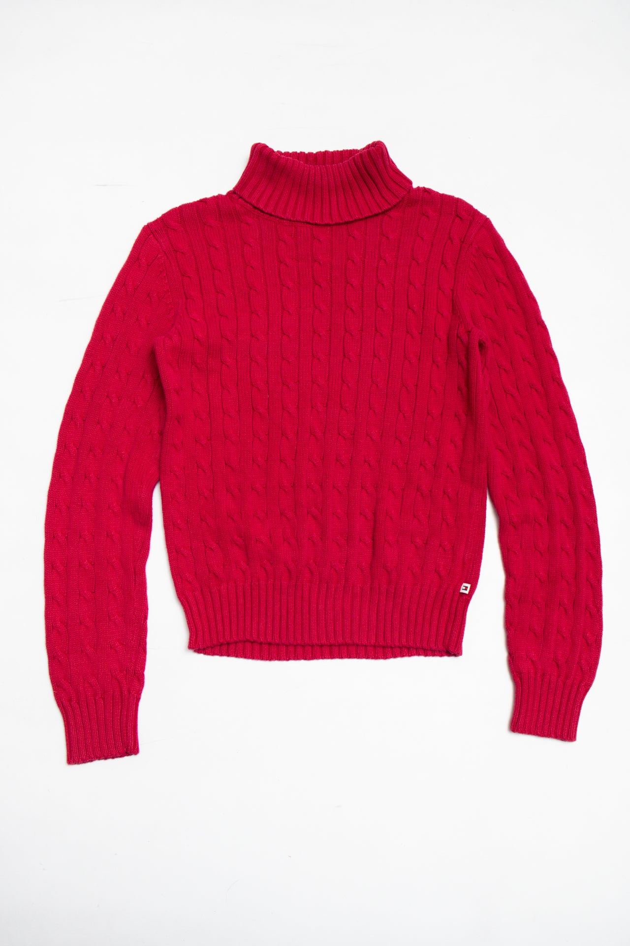#142 Tommy Hilfiger magenta cotton jumper | c. 161 | size 8