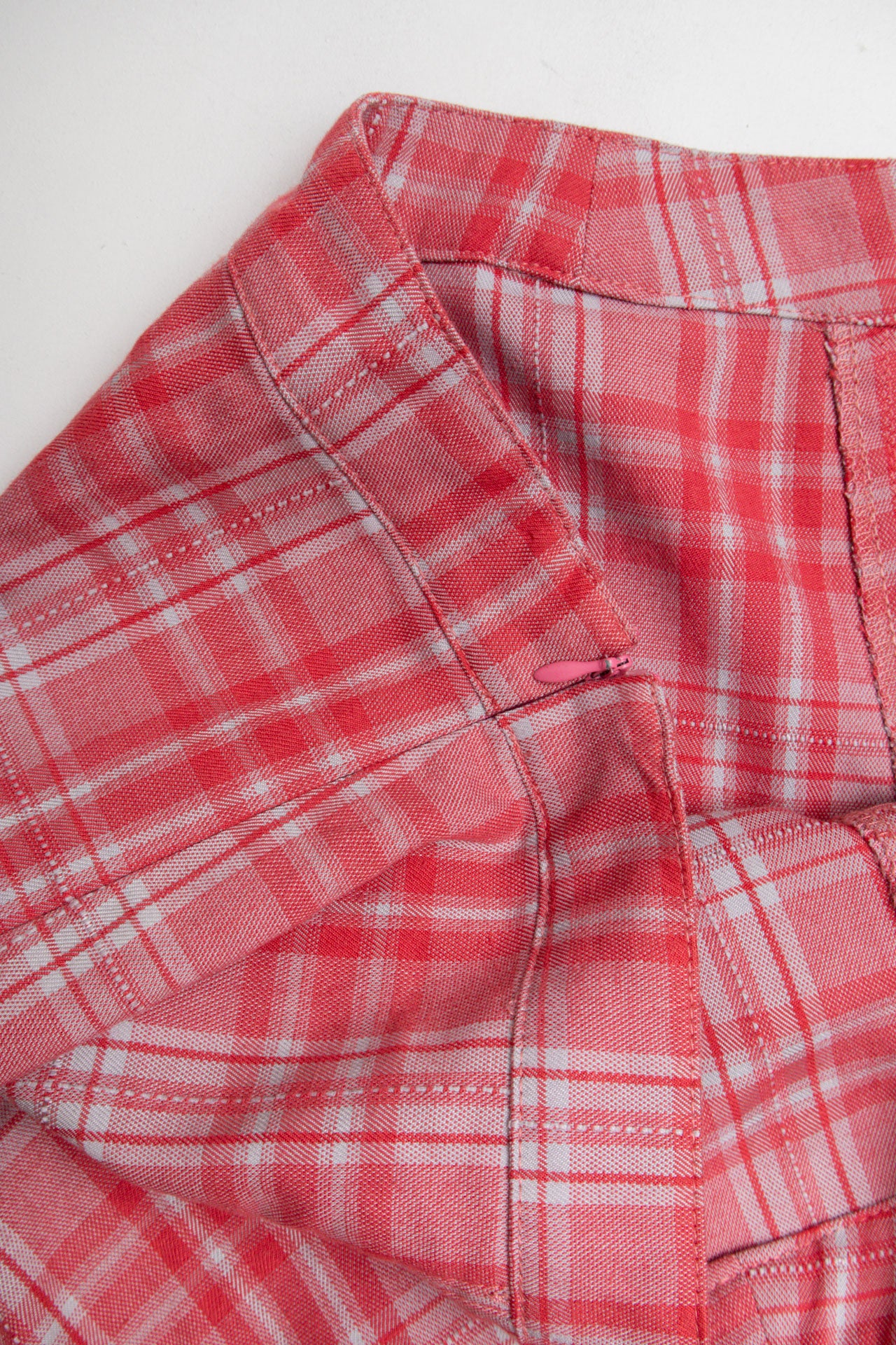 #78 Y2K Plaid Pleated Mini | C.147 | Size 8