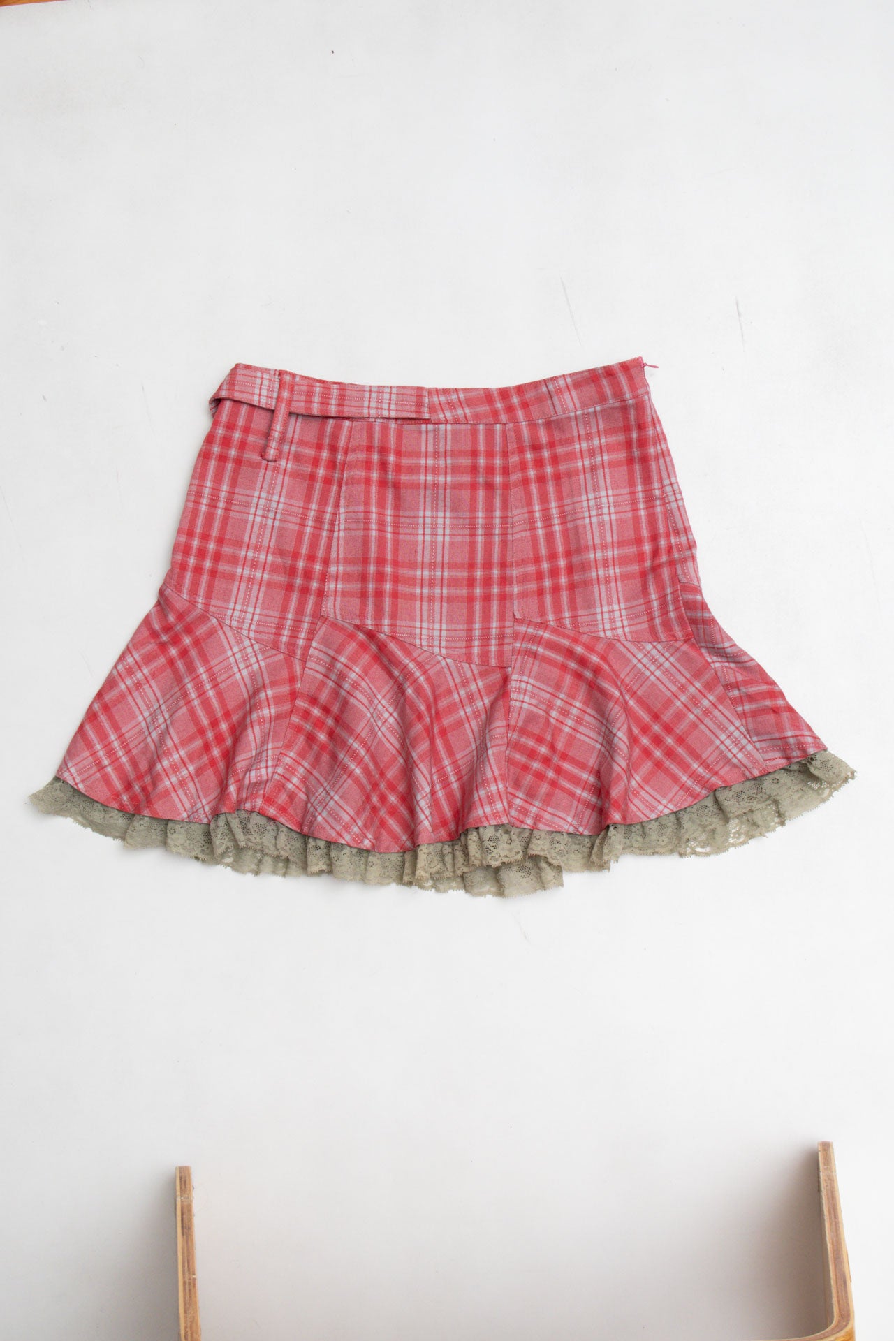 #78 Y2K Plaid Pleated Mini | C.147 | Size 8