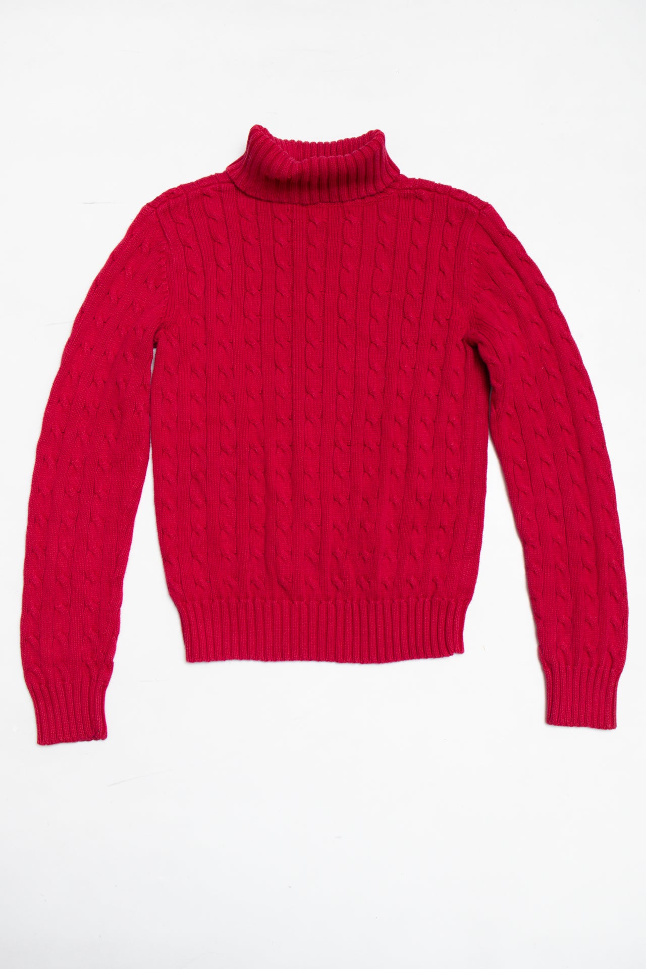 #142 Tommy Hilfiger magenta cotton jumper | c. 161 | size 8