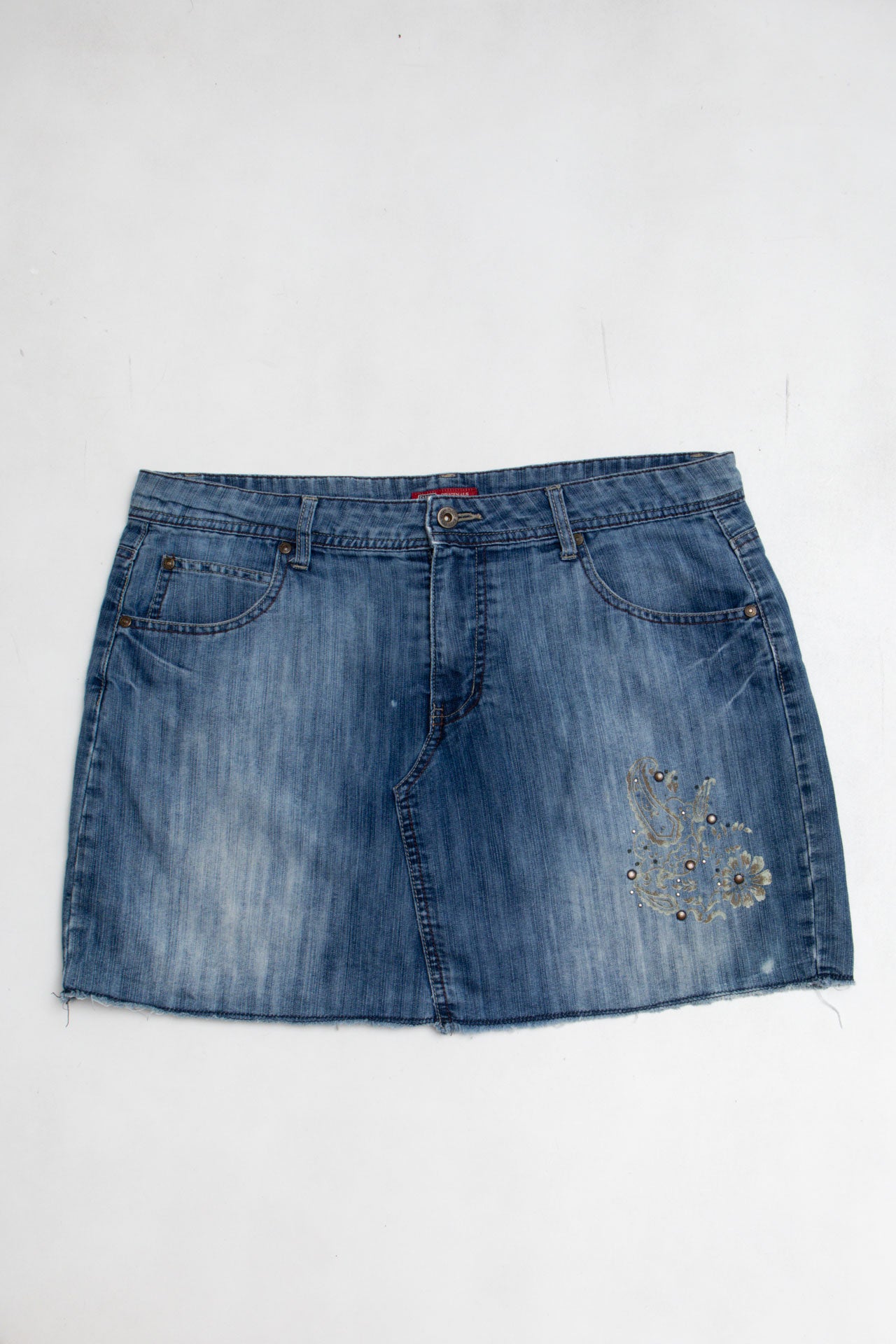 #80 Y2K Detail Denim Mini | C.147 | Size 16