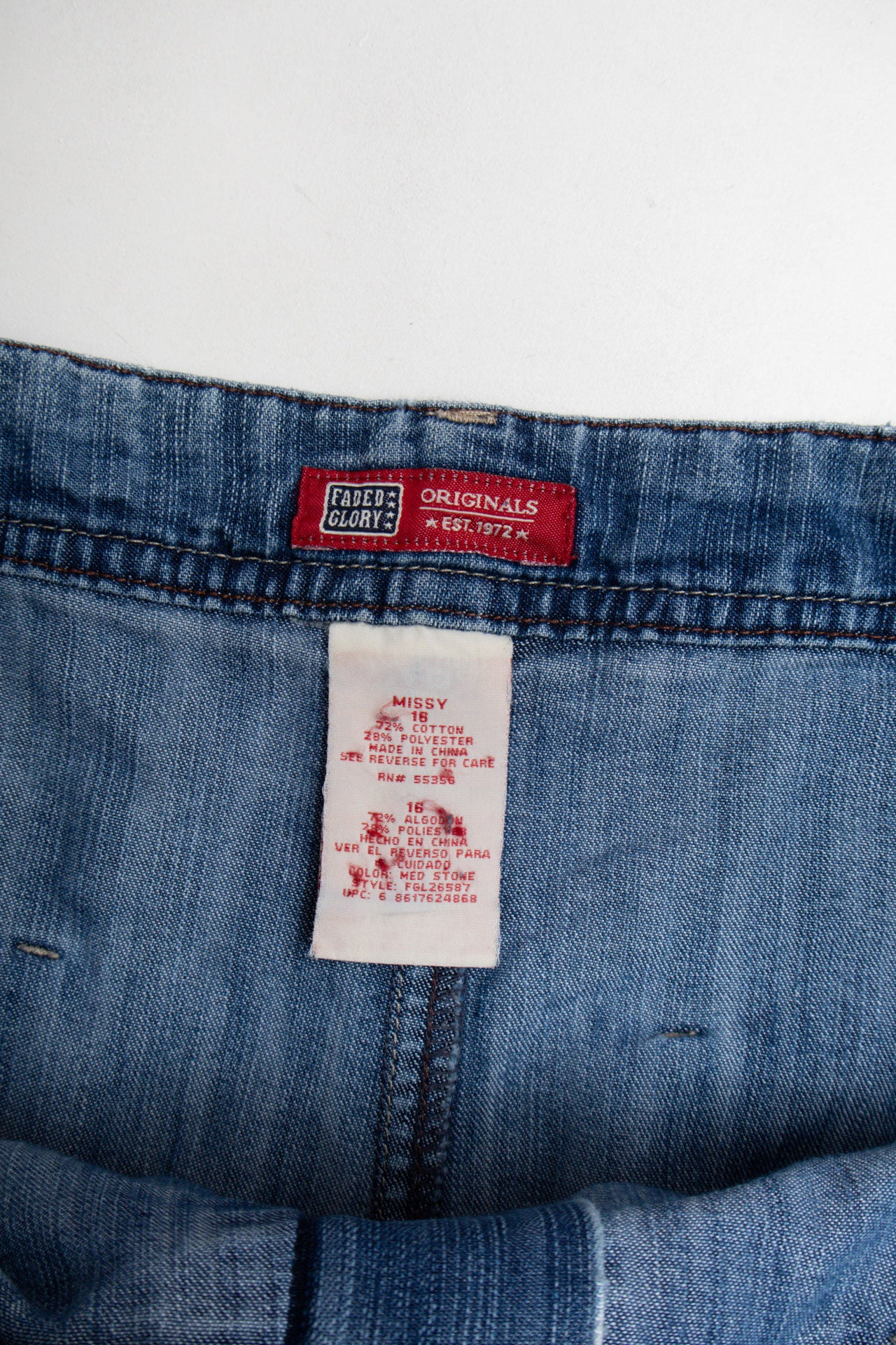 #80 Y2K Detail Denim Mini | C.147 | Size 16