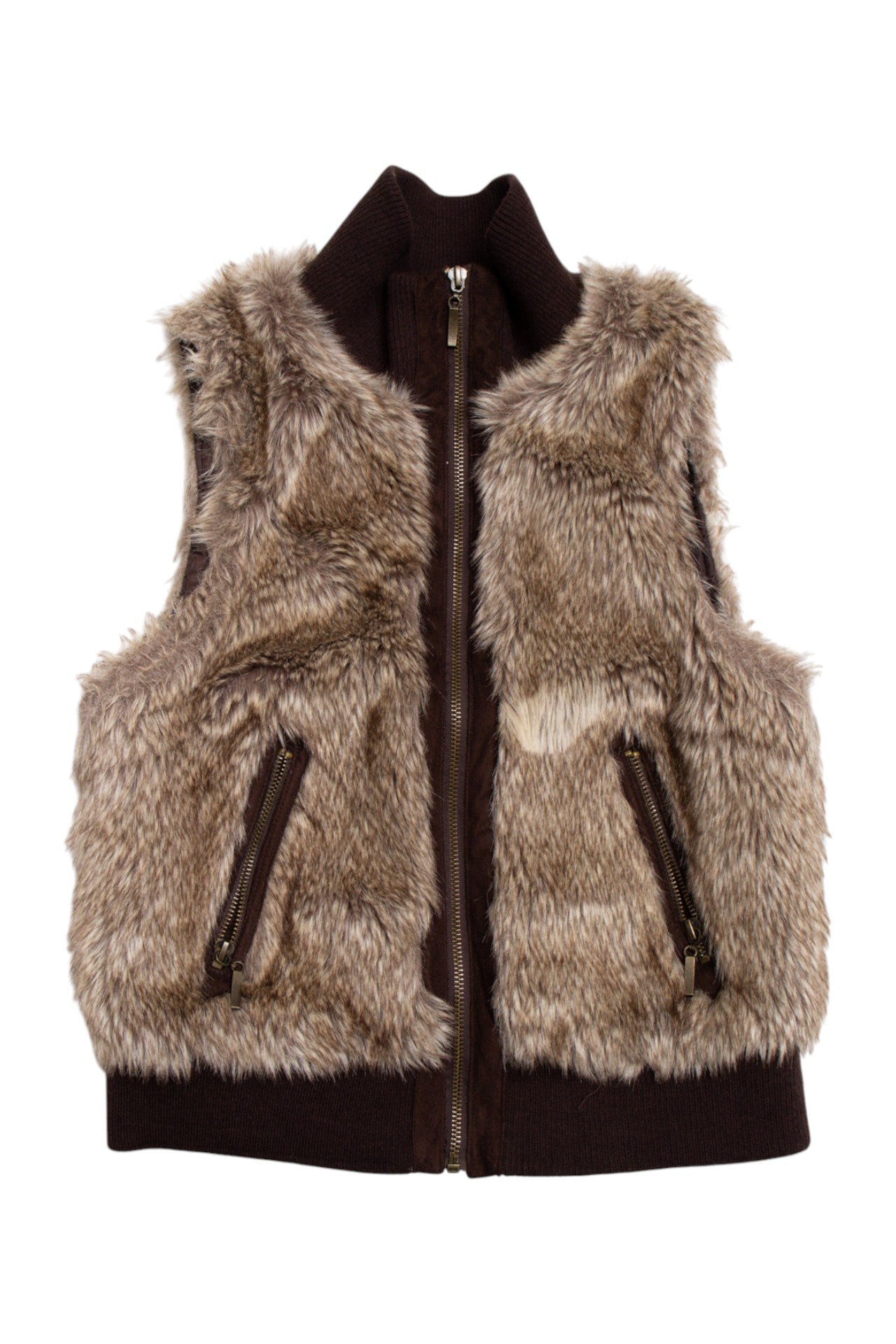 #148 Casual Girl Faux fur vest | c. 161 | size 6