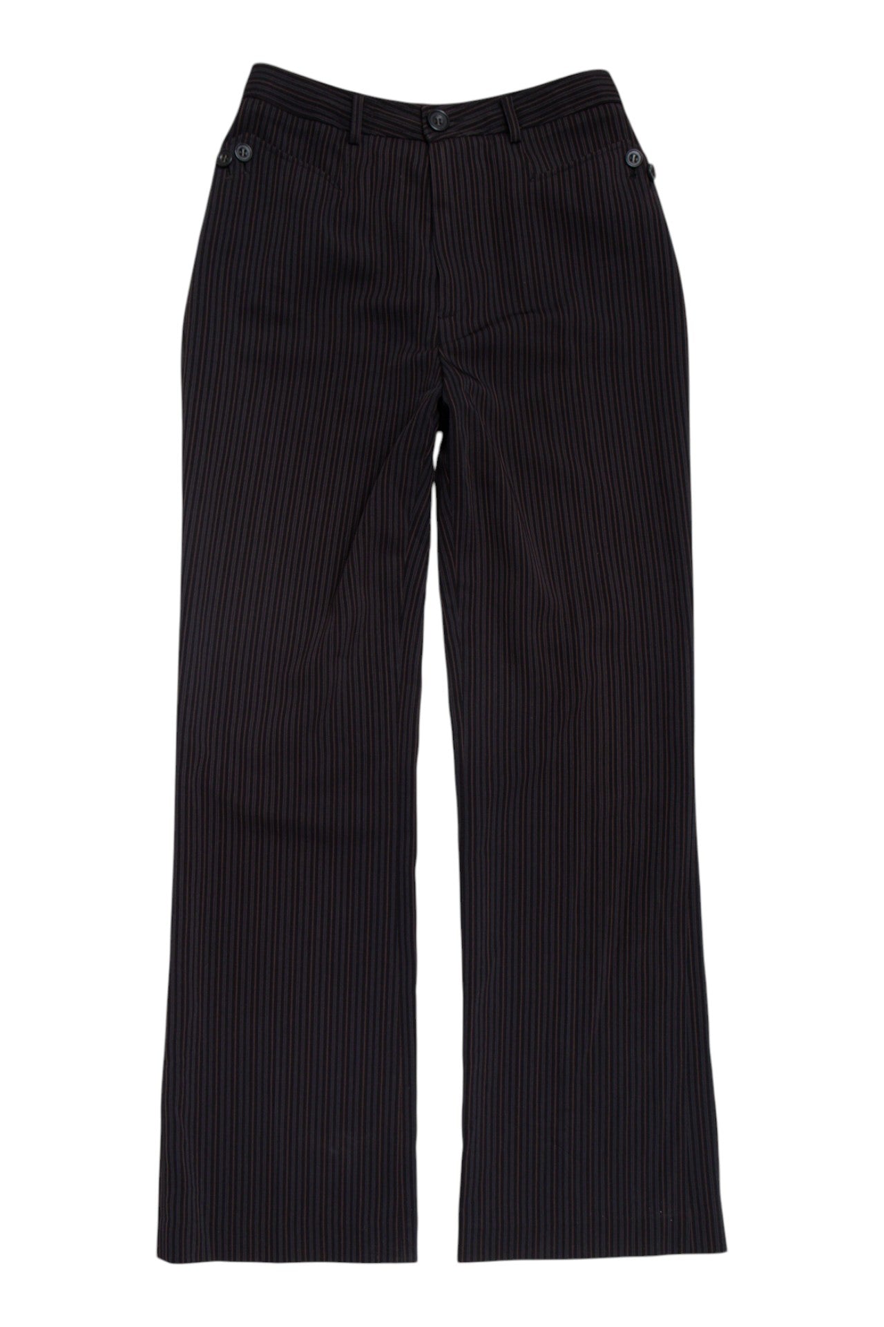 #152 Hengdi pinstriped high waisted office pants | c. 161 | size 4/6