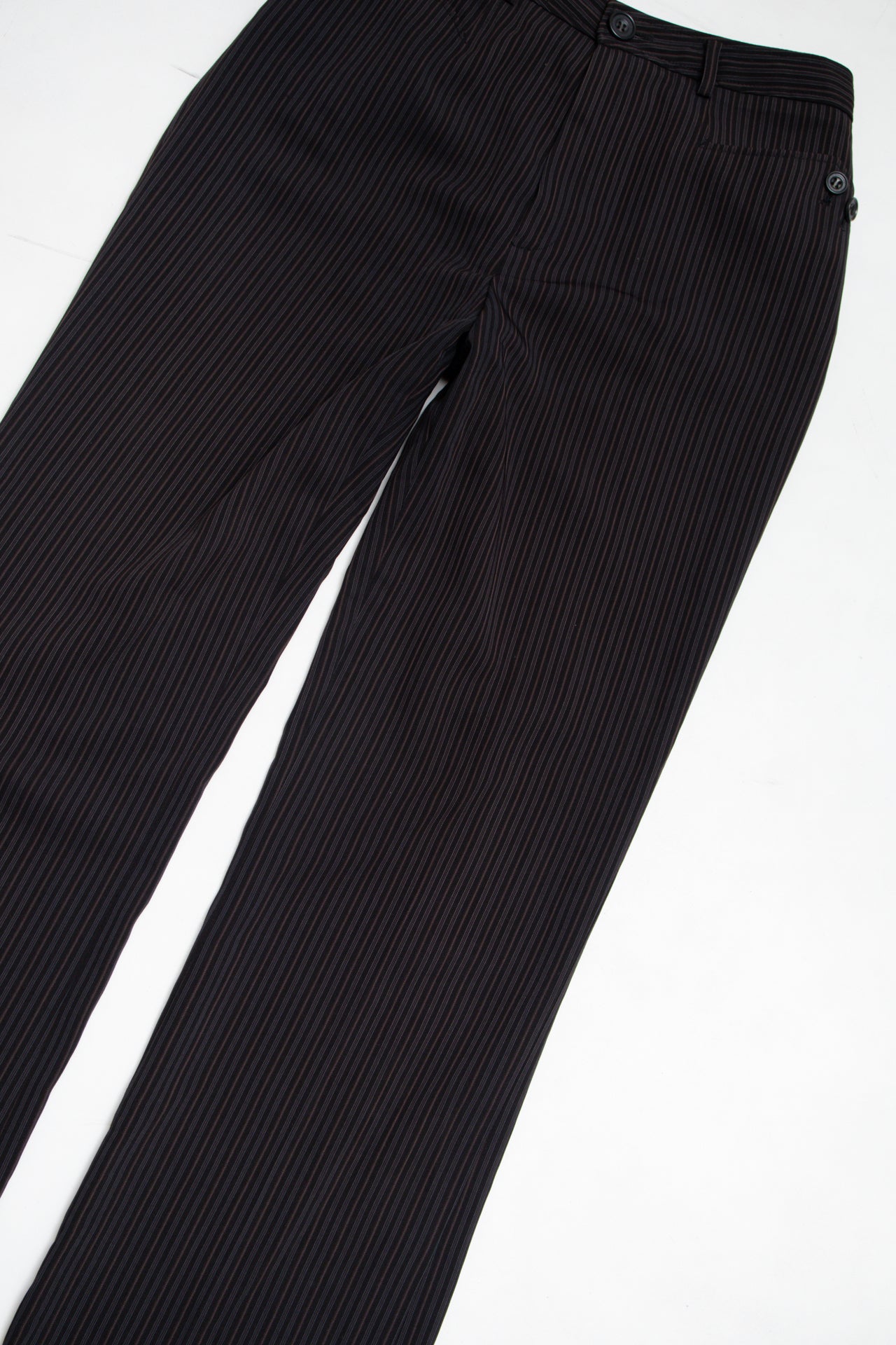 #152 Hengdi pinstriped high waisted office pants | c. 161 | size 4/6