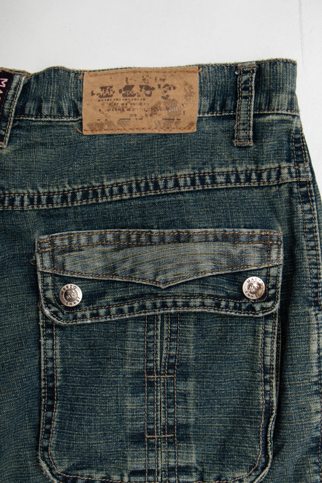 #86 Marzo Jeans Cargo Jorts | C.147 | Size 8