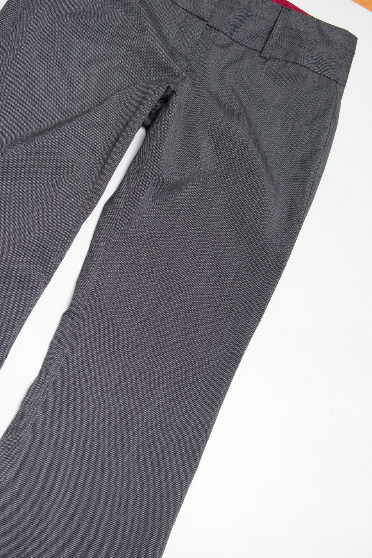#153 Tracy Evans mid rise grey office pants | c. 161 | size 10