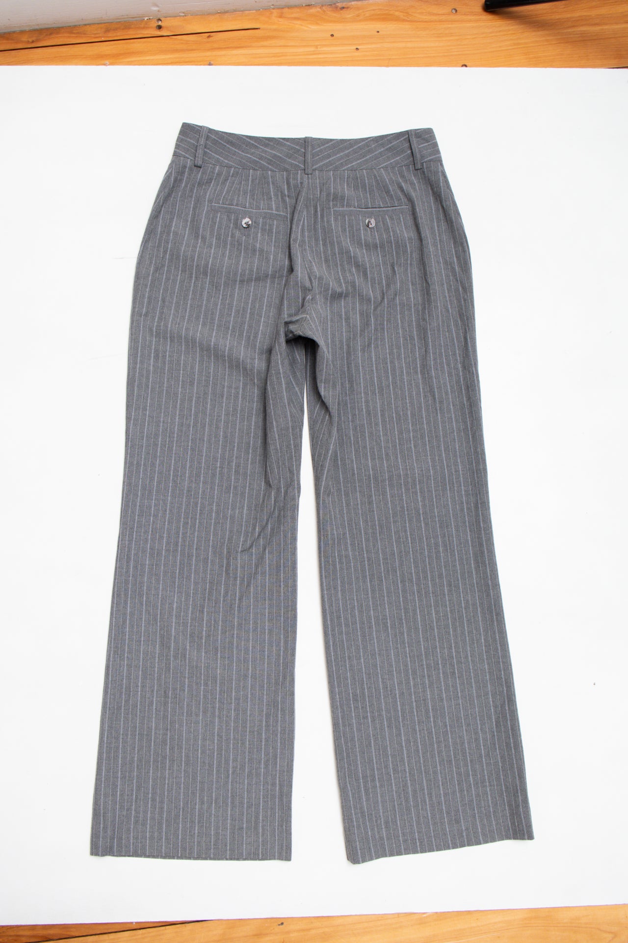 #155 Chico's pinstripe office pants | c. 161 | size 8