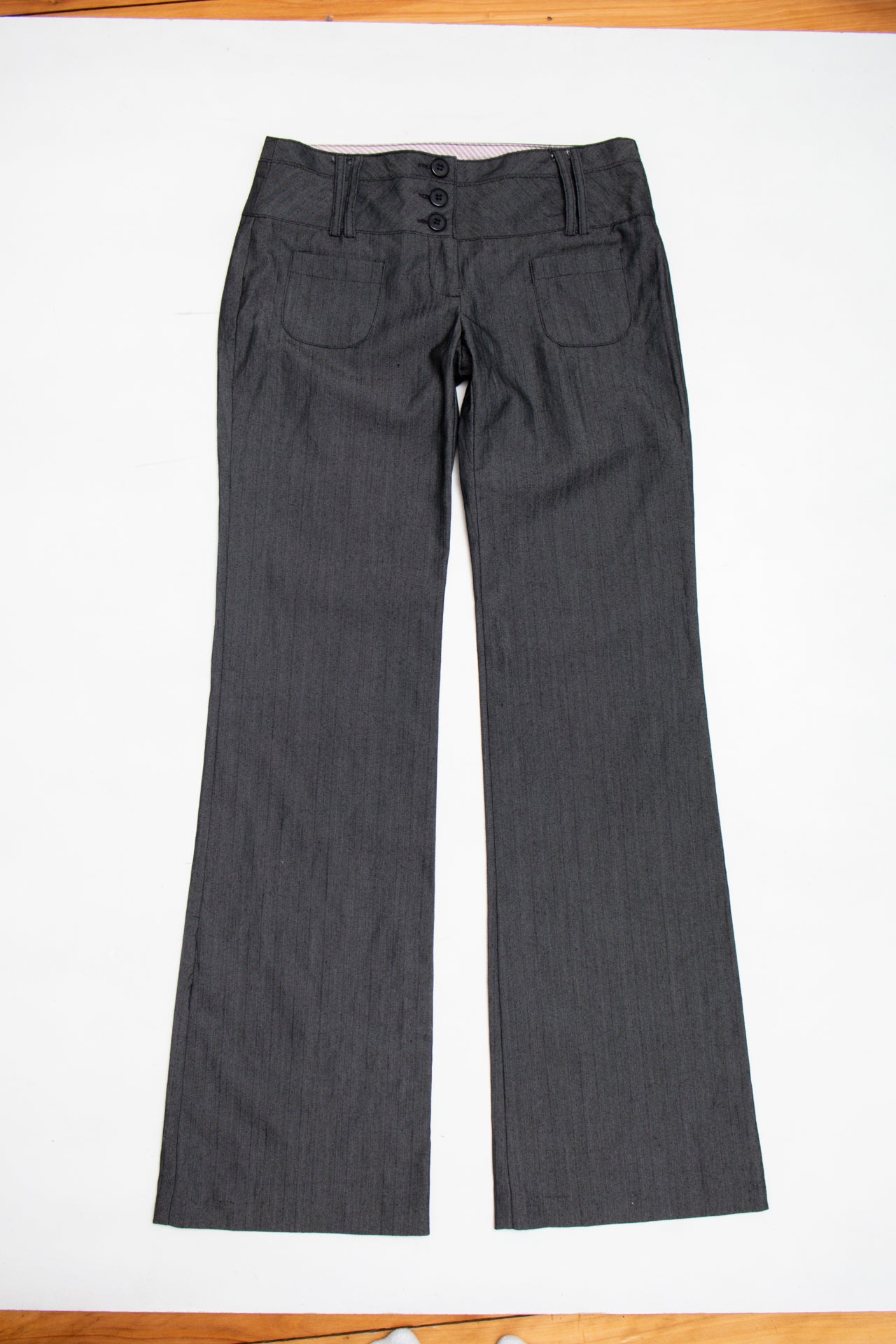#165 Joe Benbasset grey office pants | c. 161 | size 6
