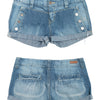 #184 Bang Bang denim mini shorts | c. 161 | size 8