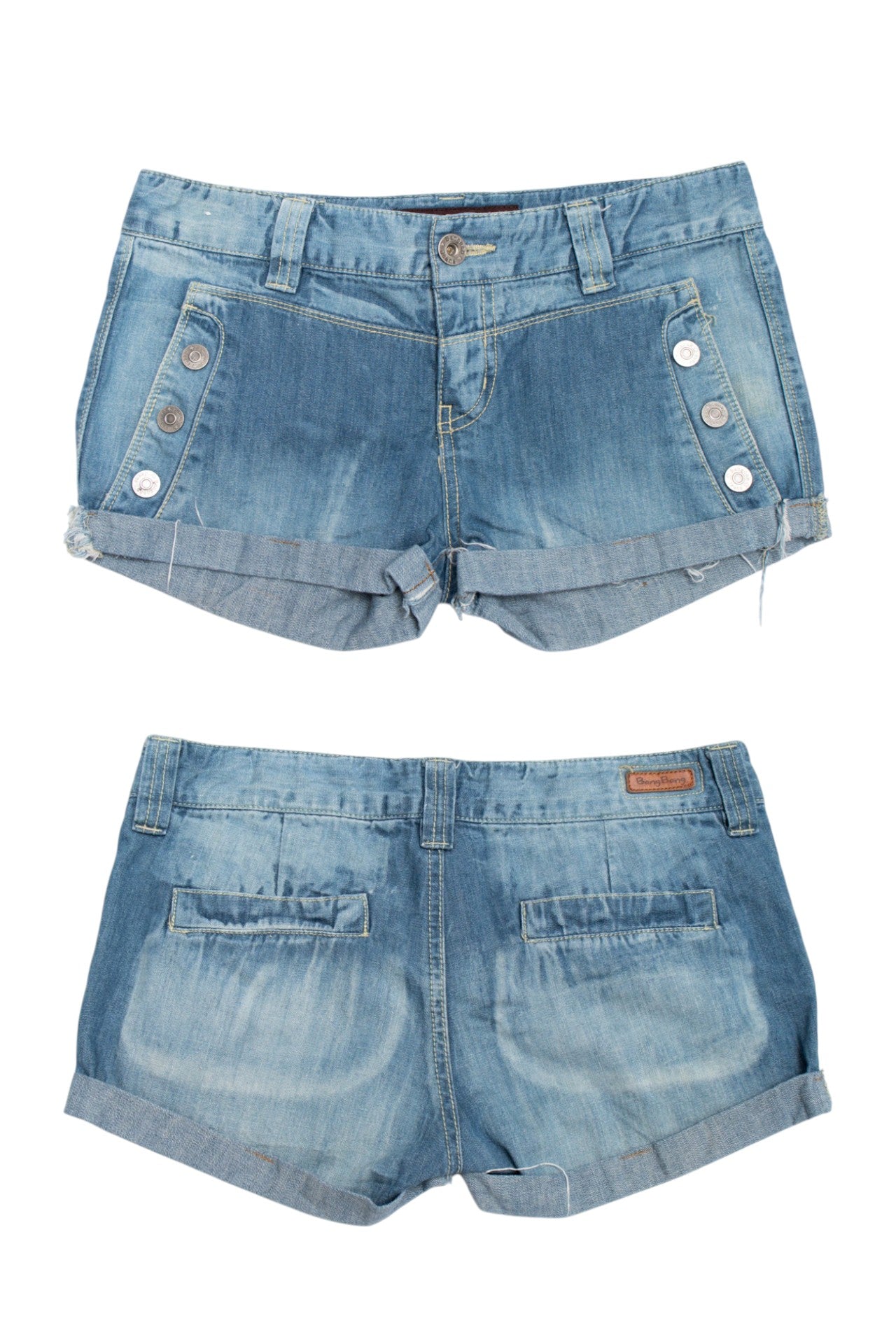 #184 Bang Bang denim mini shorts | c. 161 | size 8