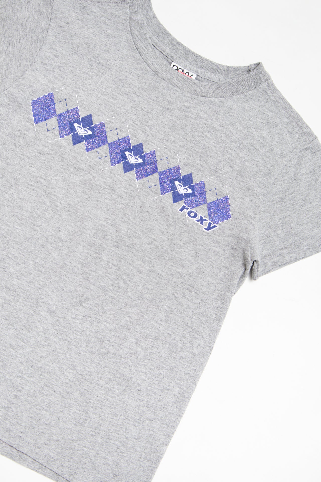 #187 roxy glittered golf print tee | c. 161 | size 8