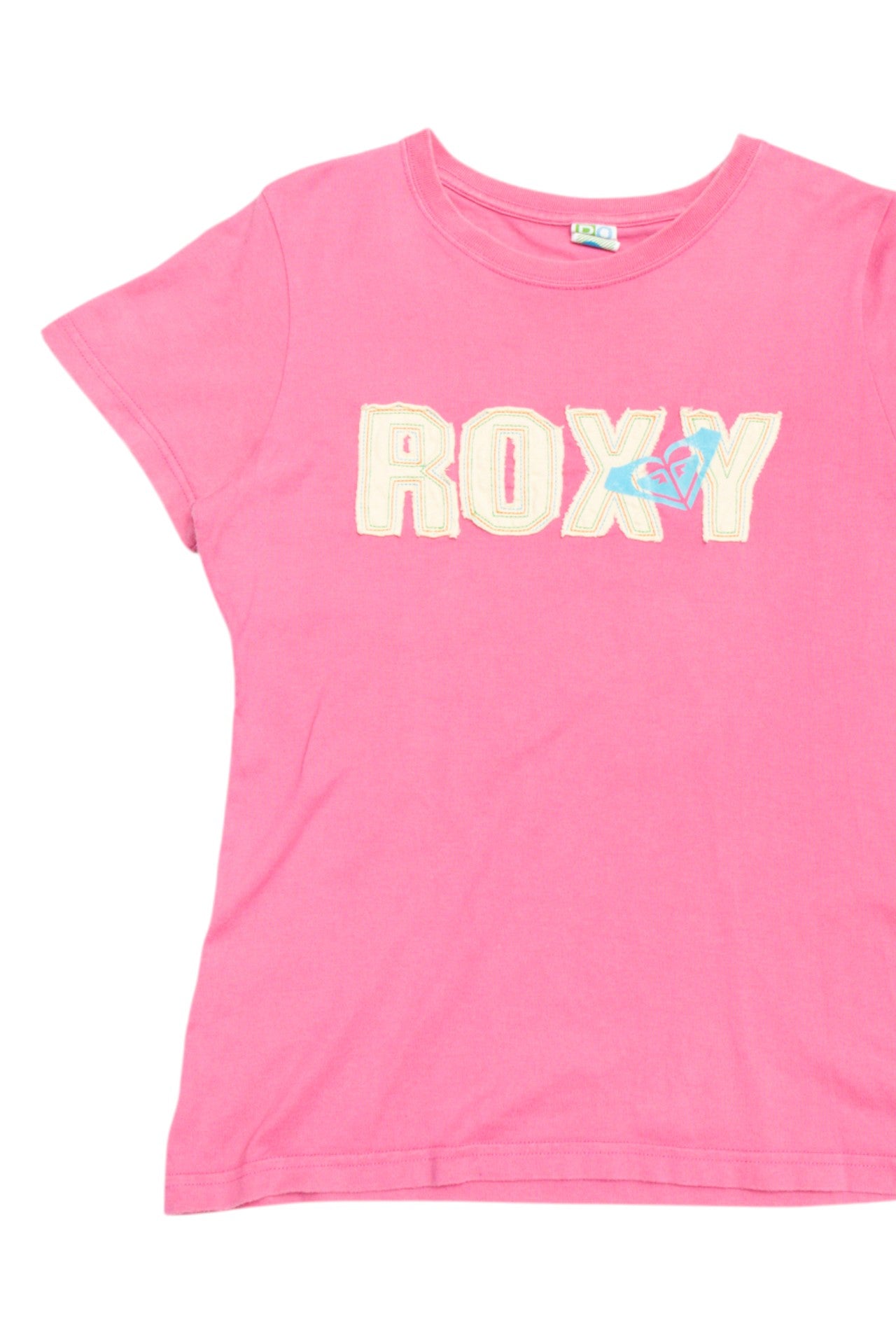 #190 Roxy patch work pink tee | c. 161 | size 10