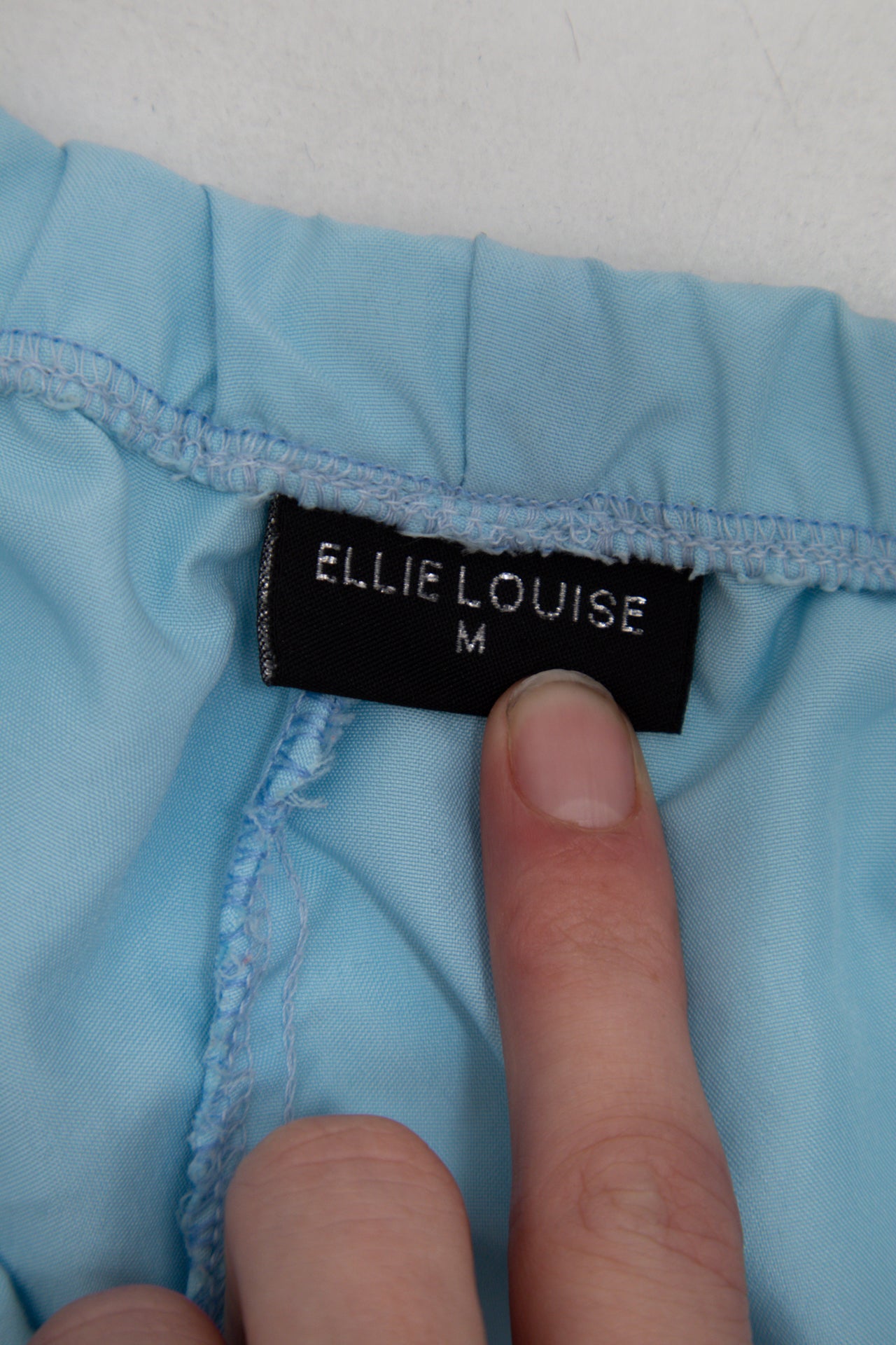 #195 Ellie Louise baby blue track pants | c. 161 | size 10