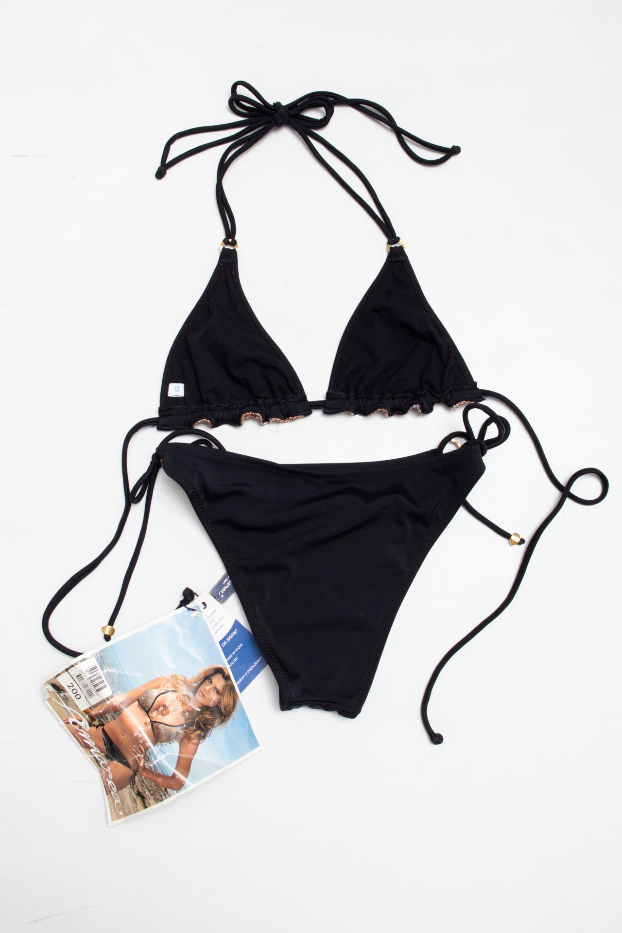 #202 Amarea italian made bikini set | c. 161 | size 8