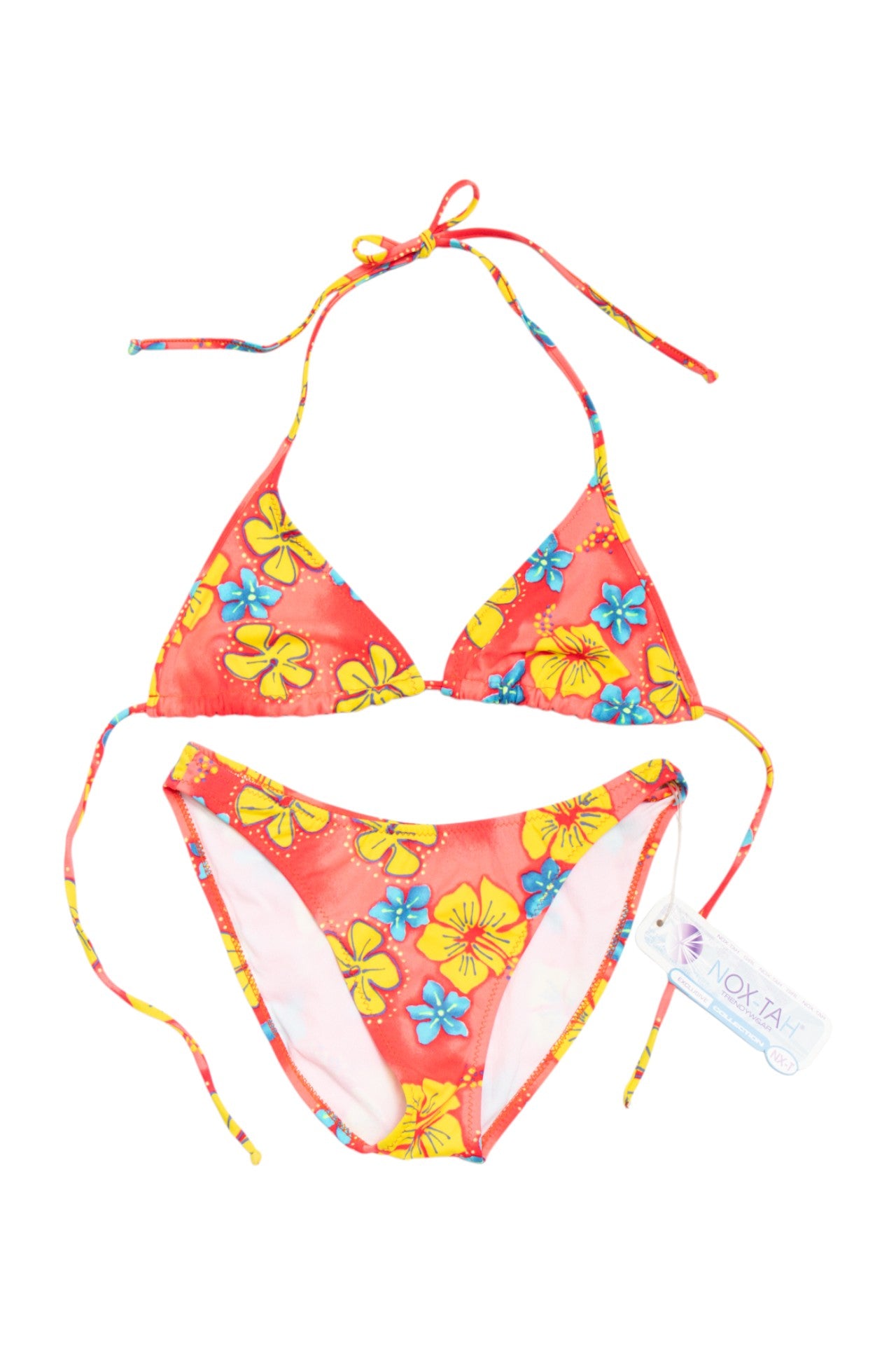 #206 NOX-TAH floral bikini set | c. 161 | size 10