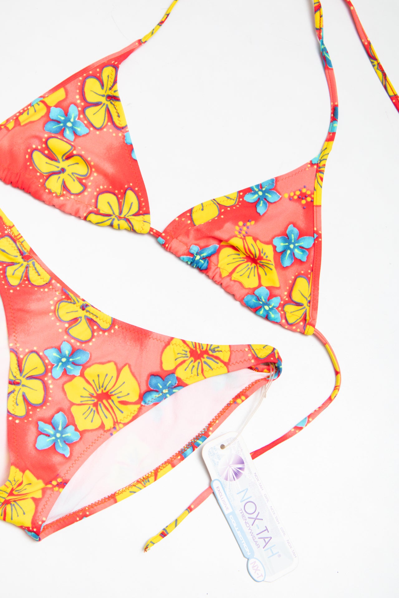 #206 NOX-TAH floral bikini set | c. 161 | size 10