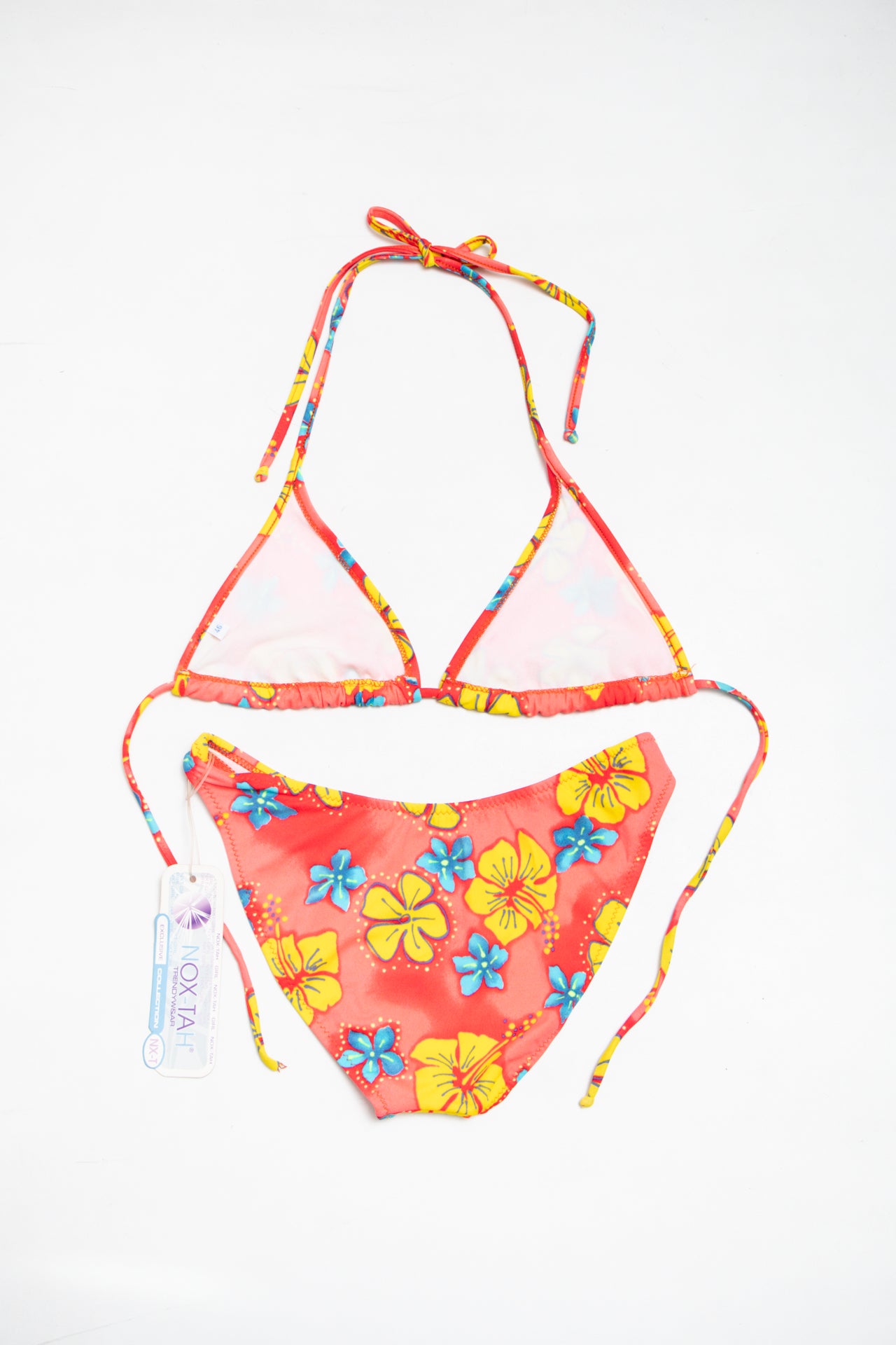 #206 NOX-TAH floral bikini set | c. 161 | size 10