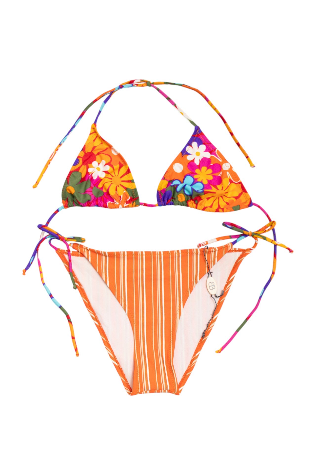 #210 Barbara Busce mismatch bikini set | c. 161 | size 10/12