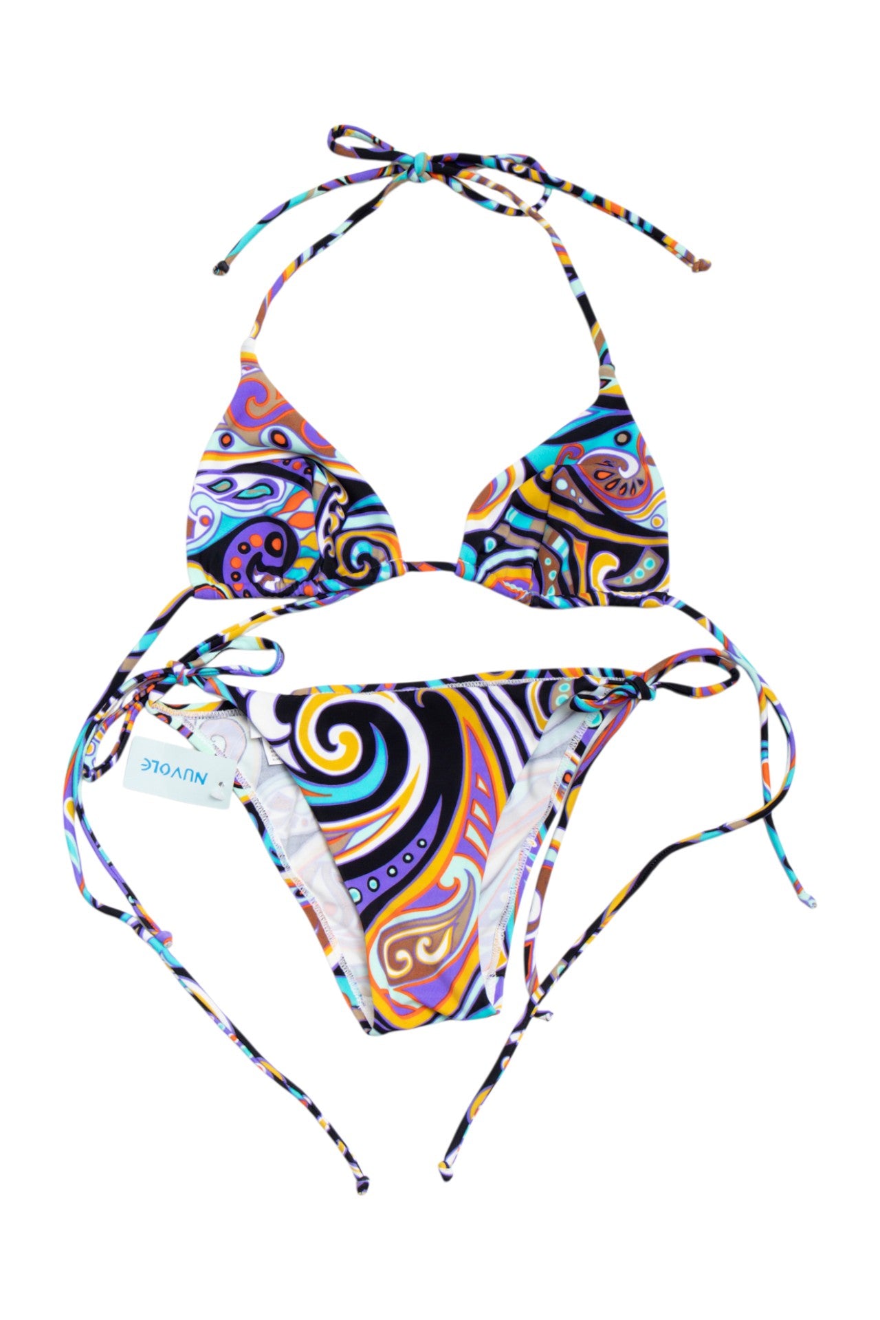 #211 Nuvole swirl pattern bikini set | c. 161 | size 8