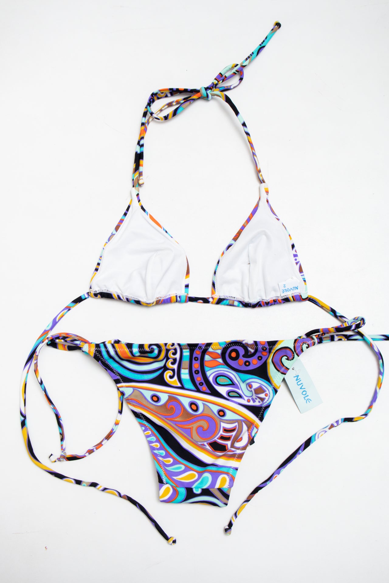 #211 Nuvole swirl pattern bikini set | c. 161 | size 8