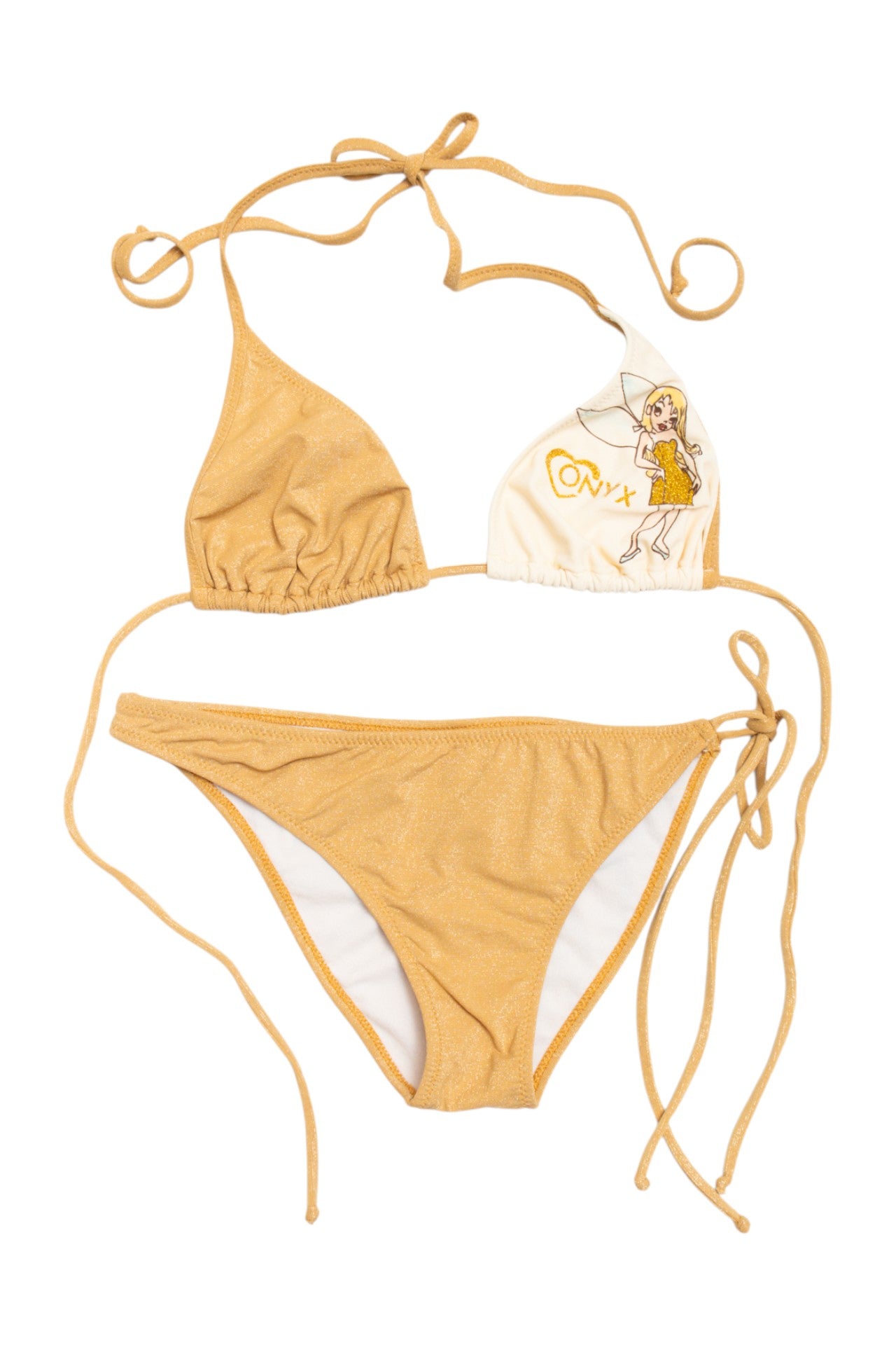 #213 Onyx beaded bikini | c. 161 | size 8