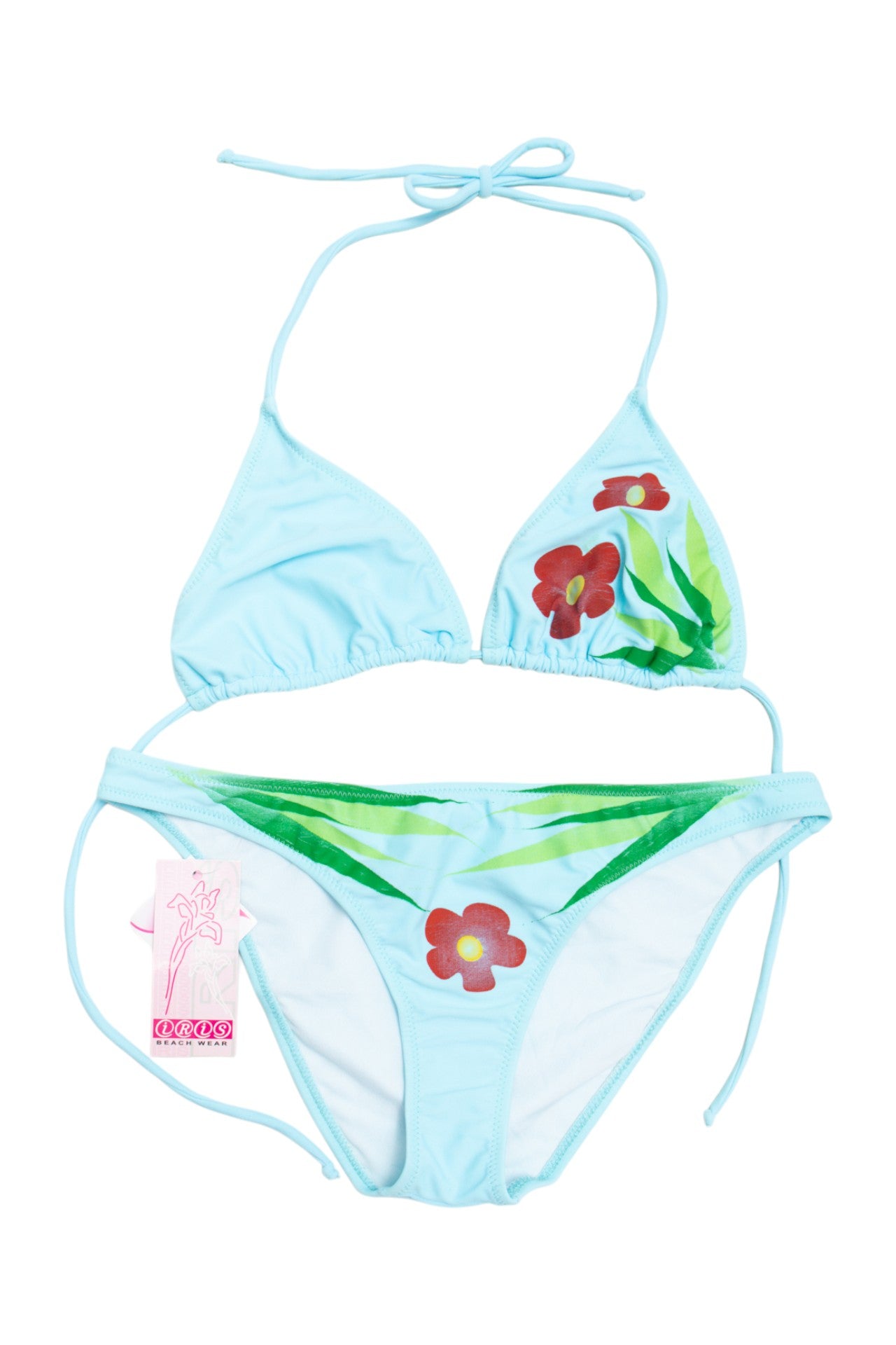 #217 Iris flower bikini set | c. 161 | size 12