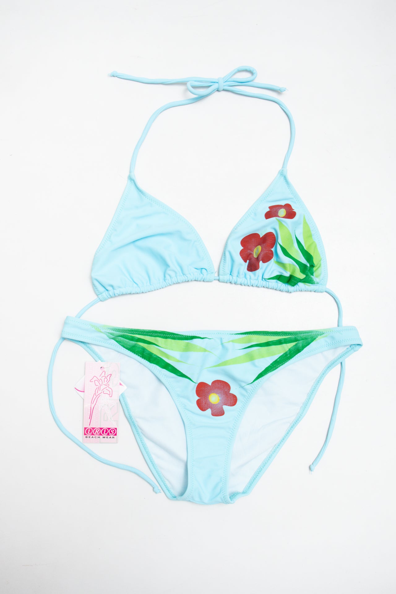 #217 Iris flower bikini set | c. 161 | size 12