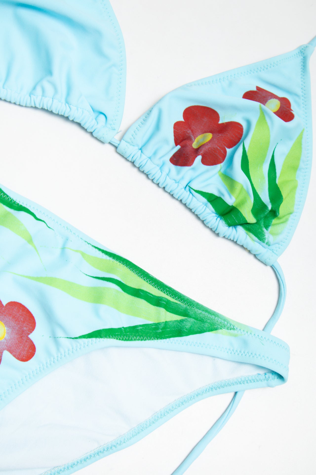 #217 Iris flower bikini set | c. 161 | size 12