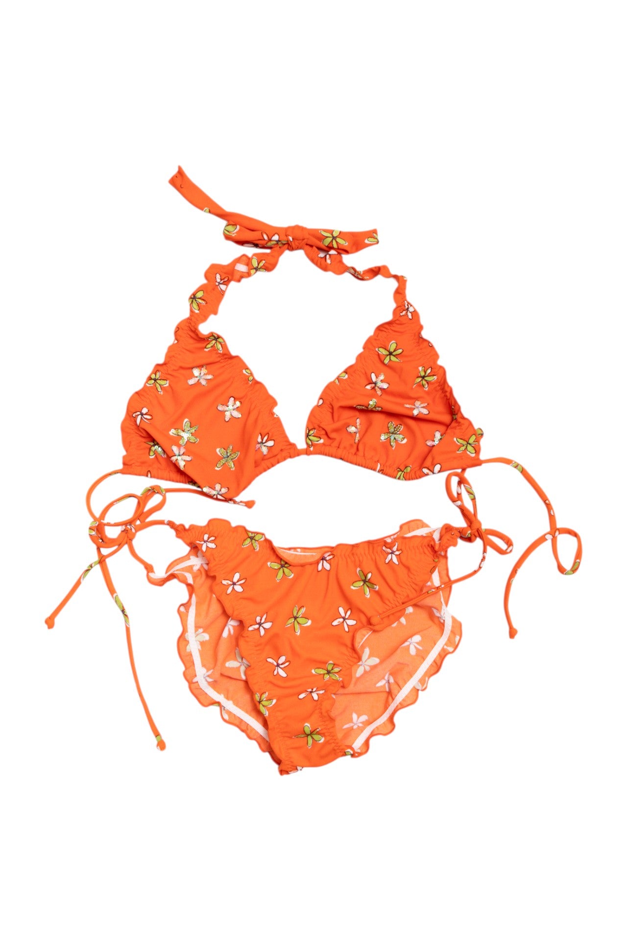 #218 Golden Lady sequinned bikini set | c. 161 | size 12/14