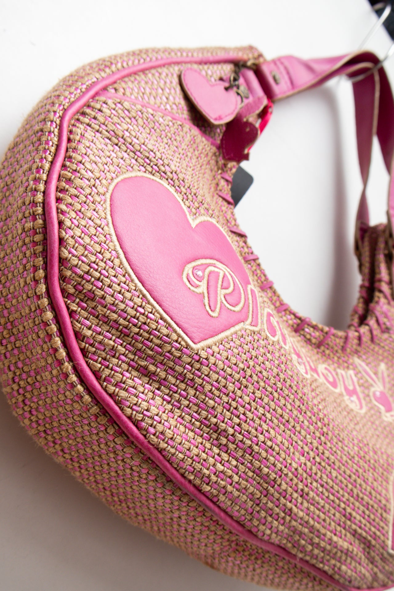 #226 Playboy weaved pink bag | c. 161