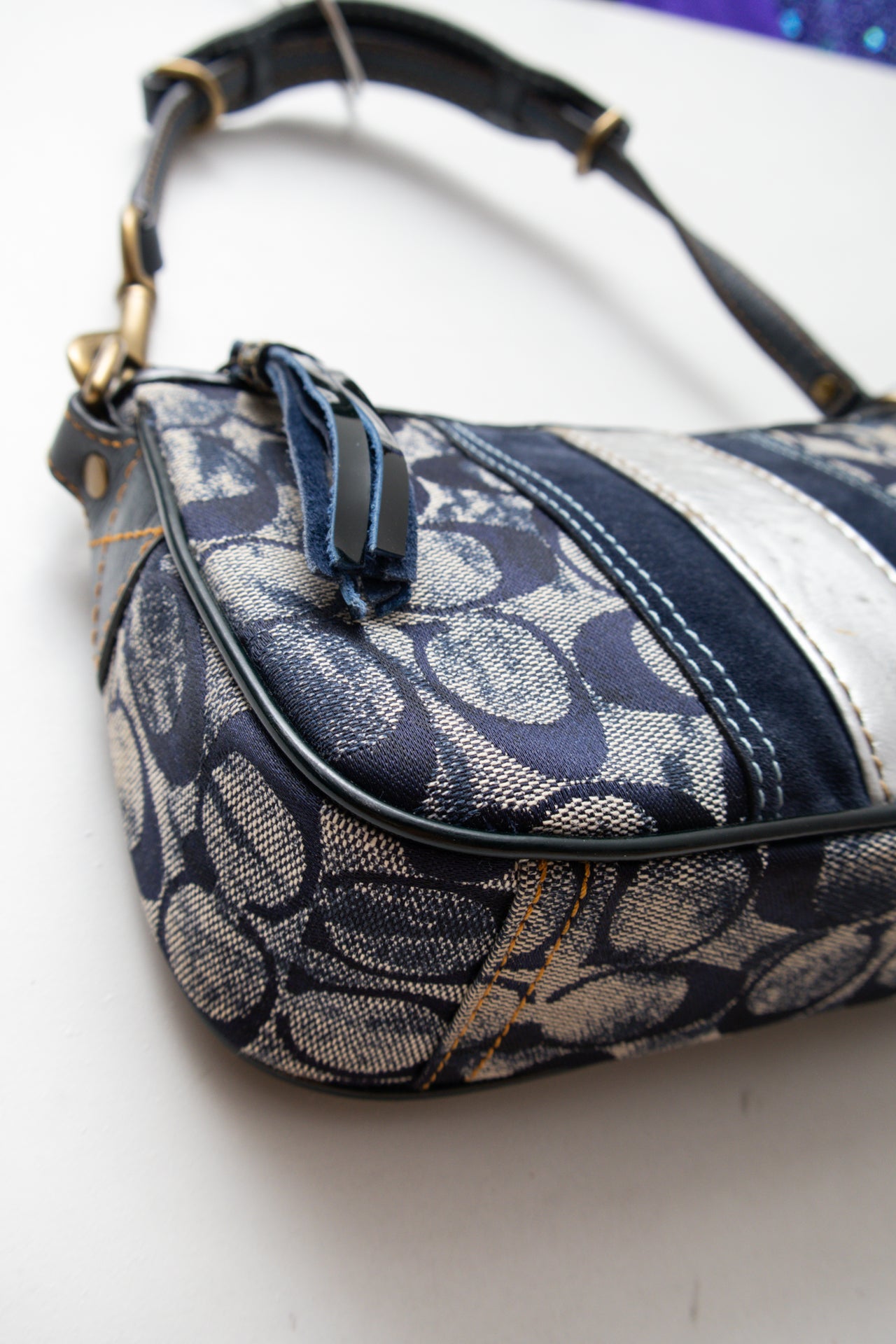#230 Spring 2004 coach metallic demi bag | c. 161