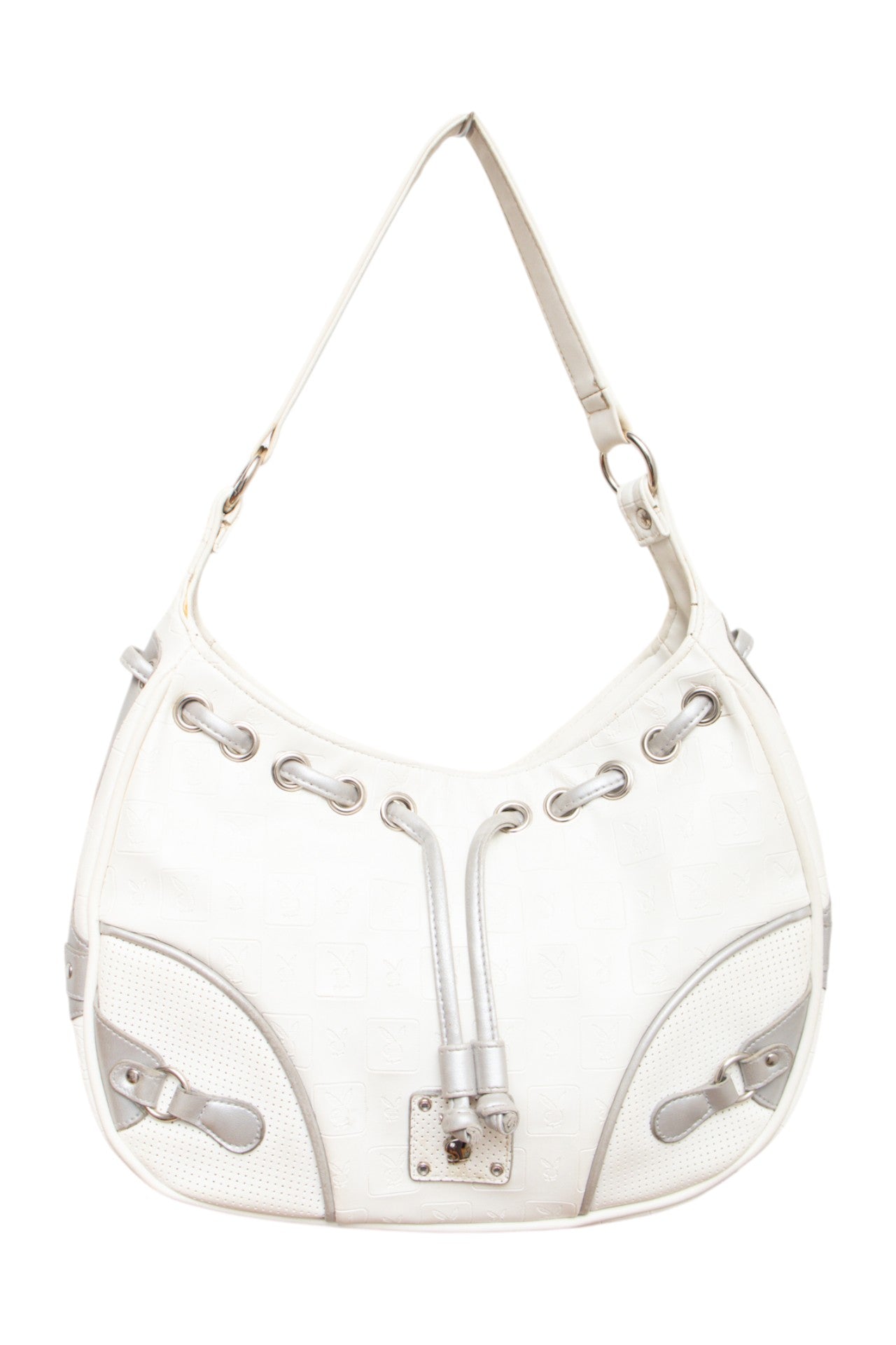 #233 Playboy white tassel bag | c. 161
