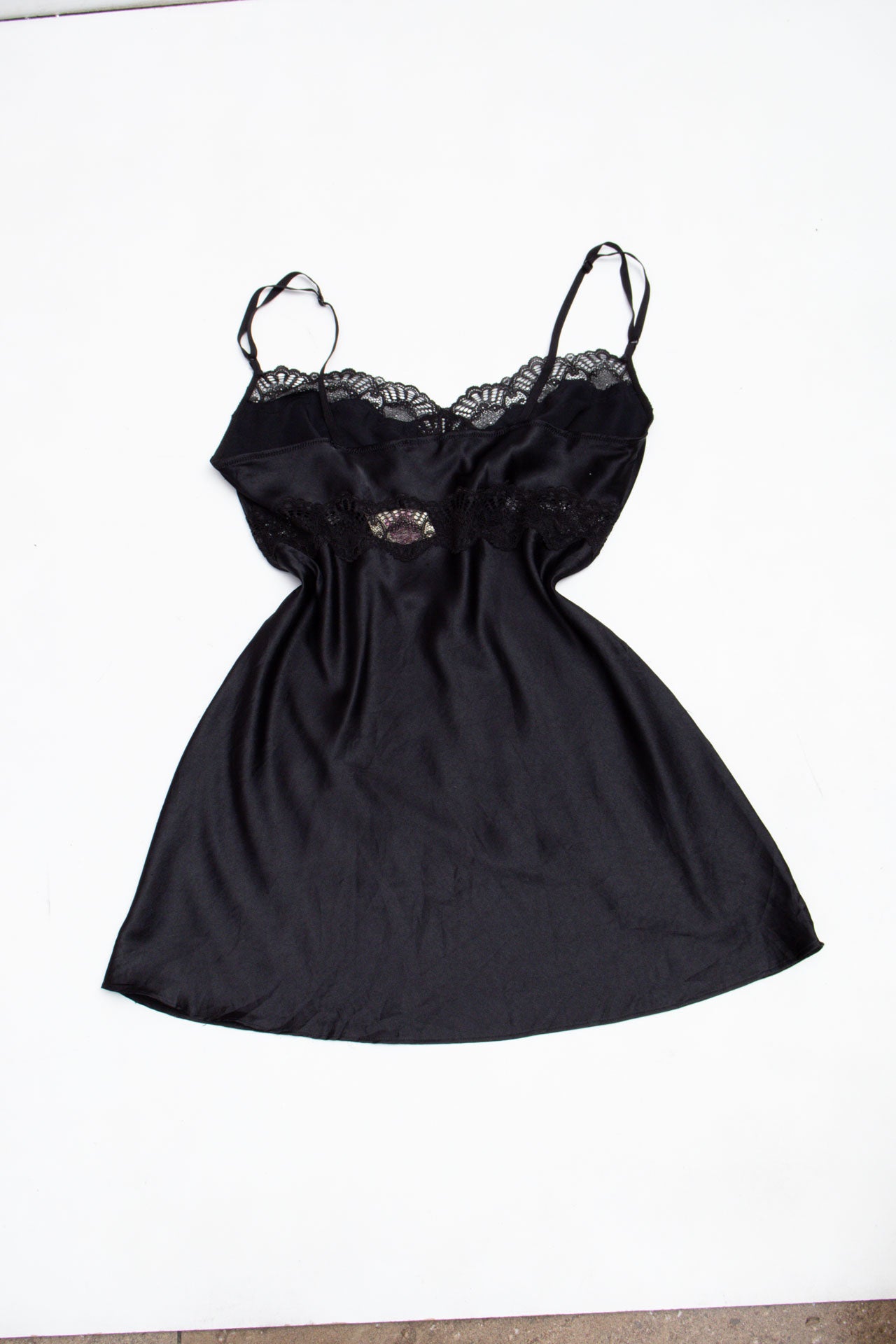 #50 VS Black Satin Slip | Manoit's Picks | Size 10